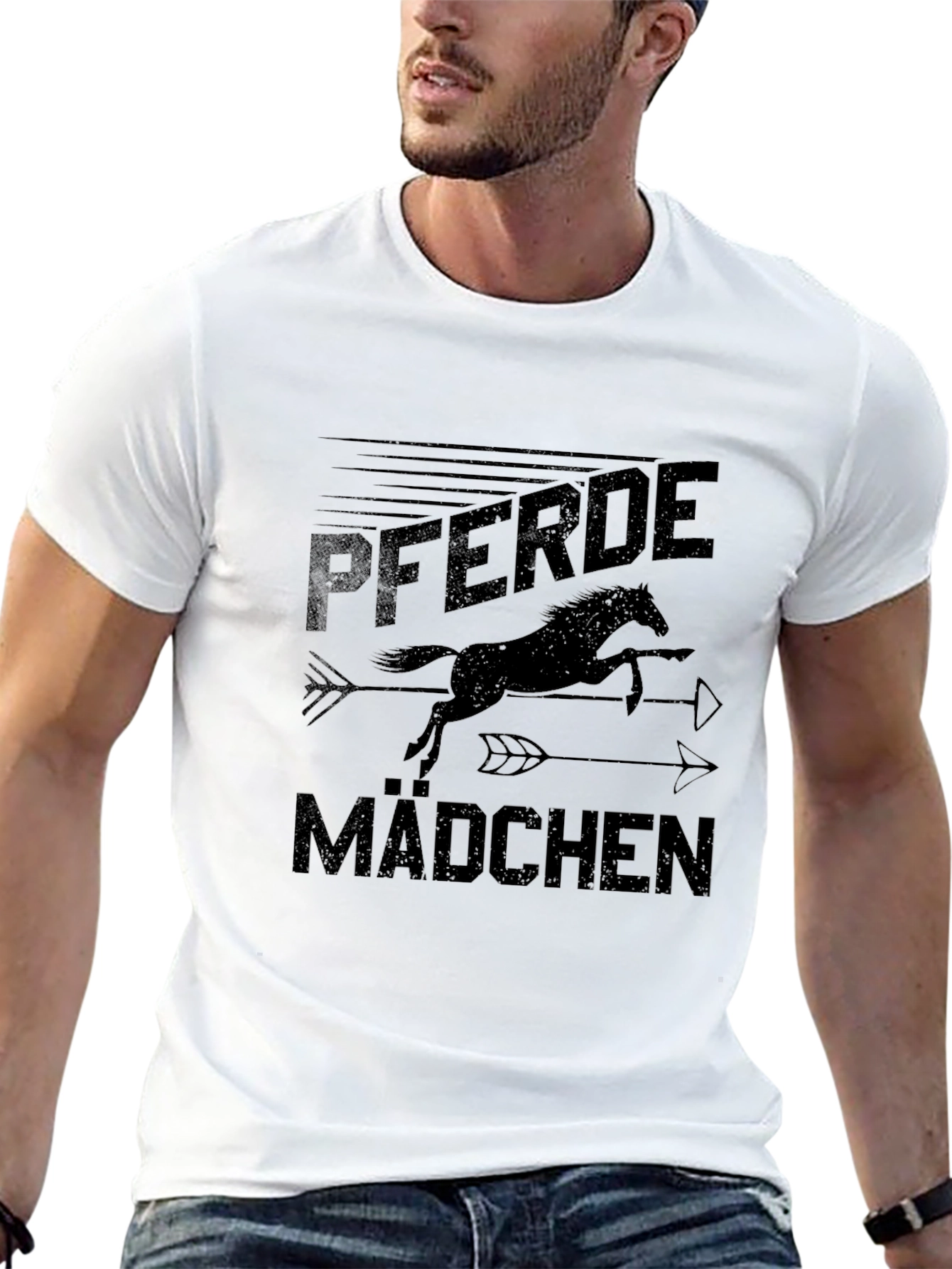 Pferde Mädchen Horse Girl T-Shirt