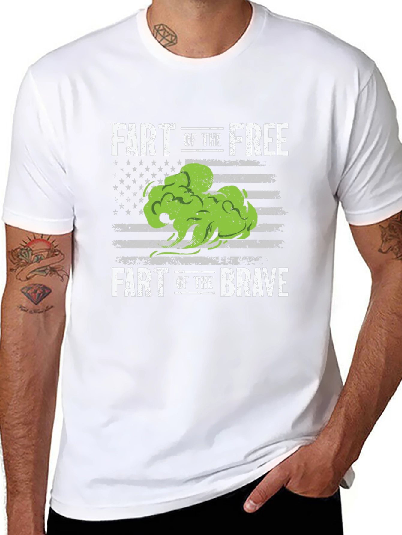Fart of the Free T-Shirt - Patriotic Funny Tee