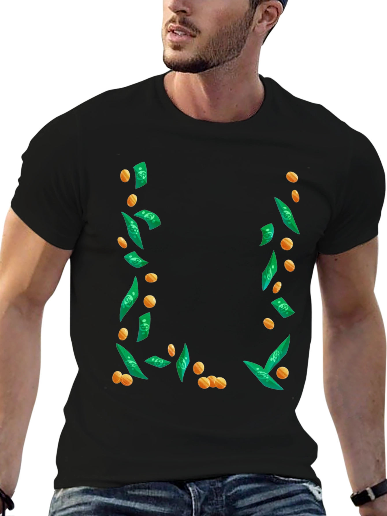 Money Falling T-Shirt - Lucky Style