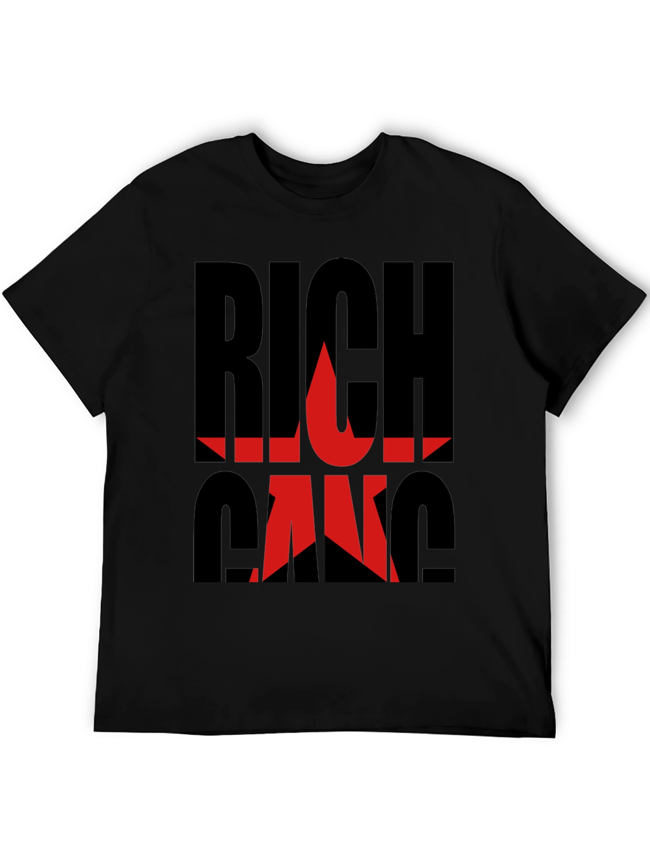 Rich Gang Black Graphic T-Shirt