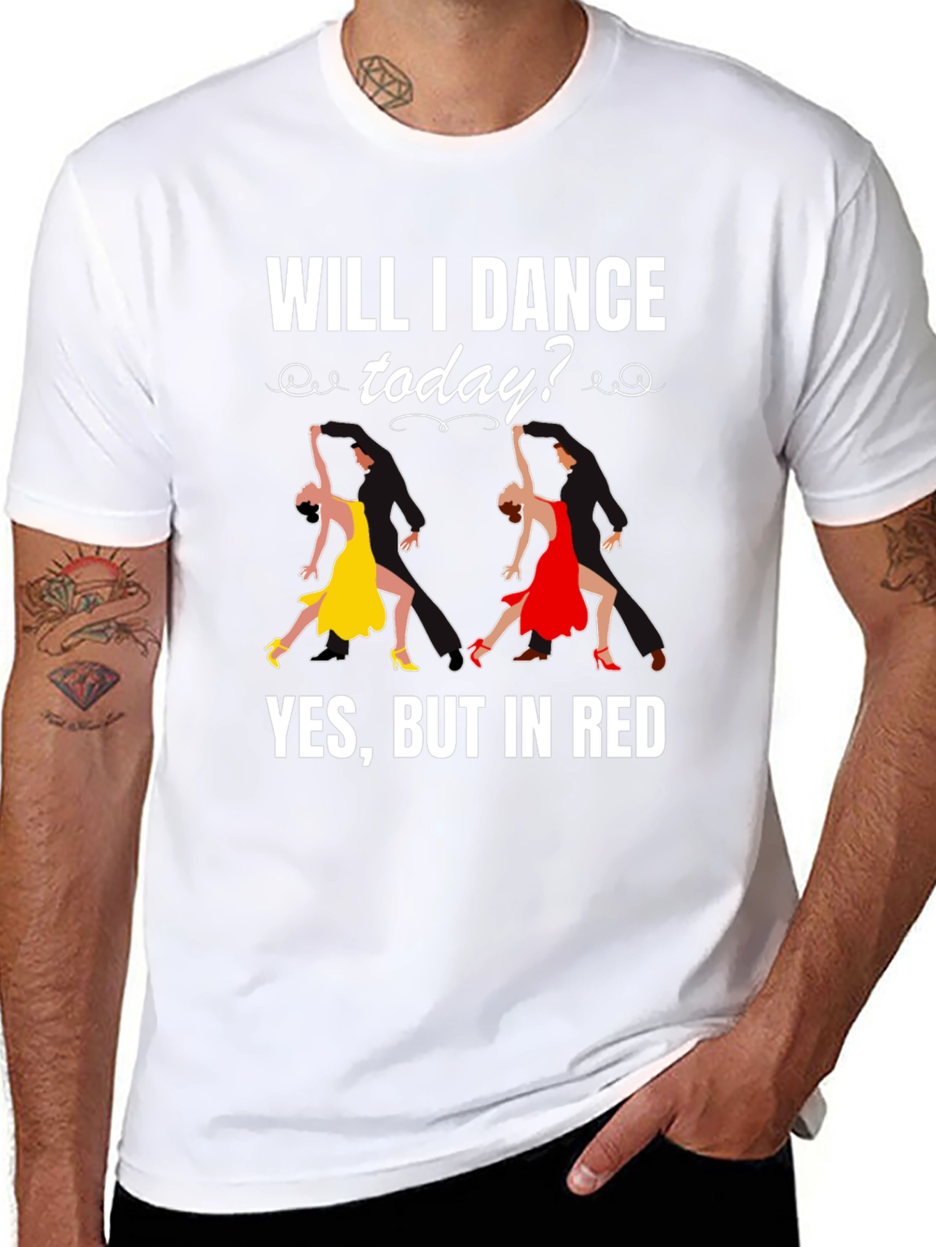 Will I Dance Today T-Shirt Salsa Dancing Tee