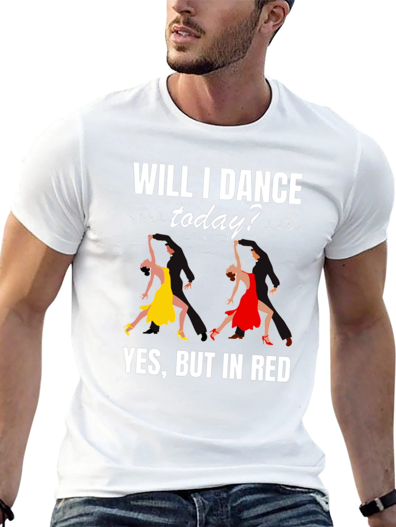 Will I Dance Today T-Shirt Salsa Dancing Tee