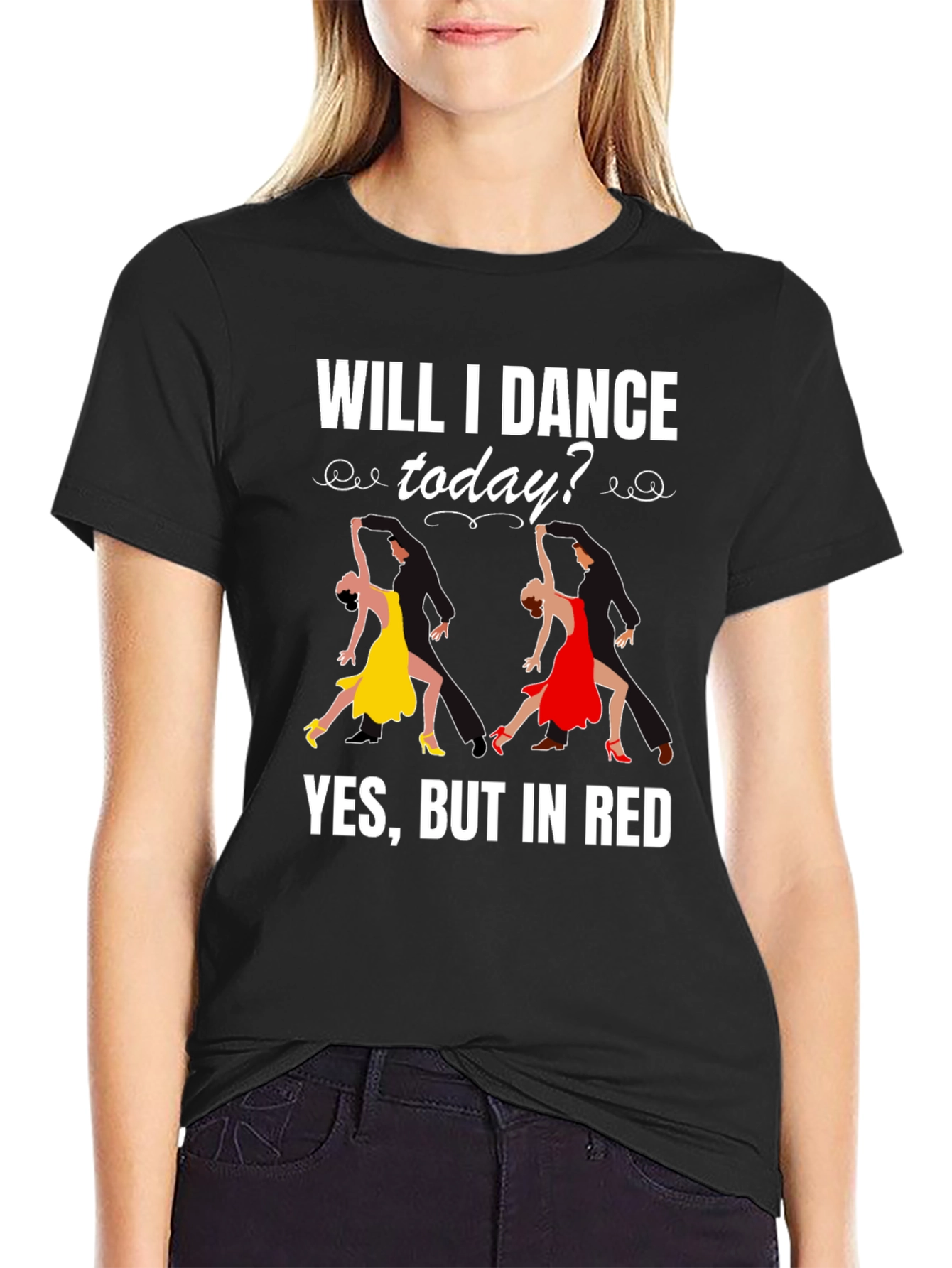 Will I Dance Today T-Shirt Salsa Dancing Tee