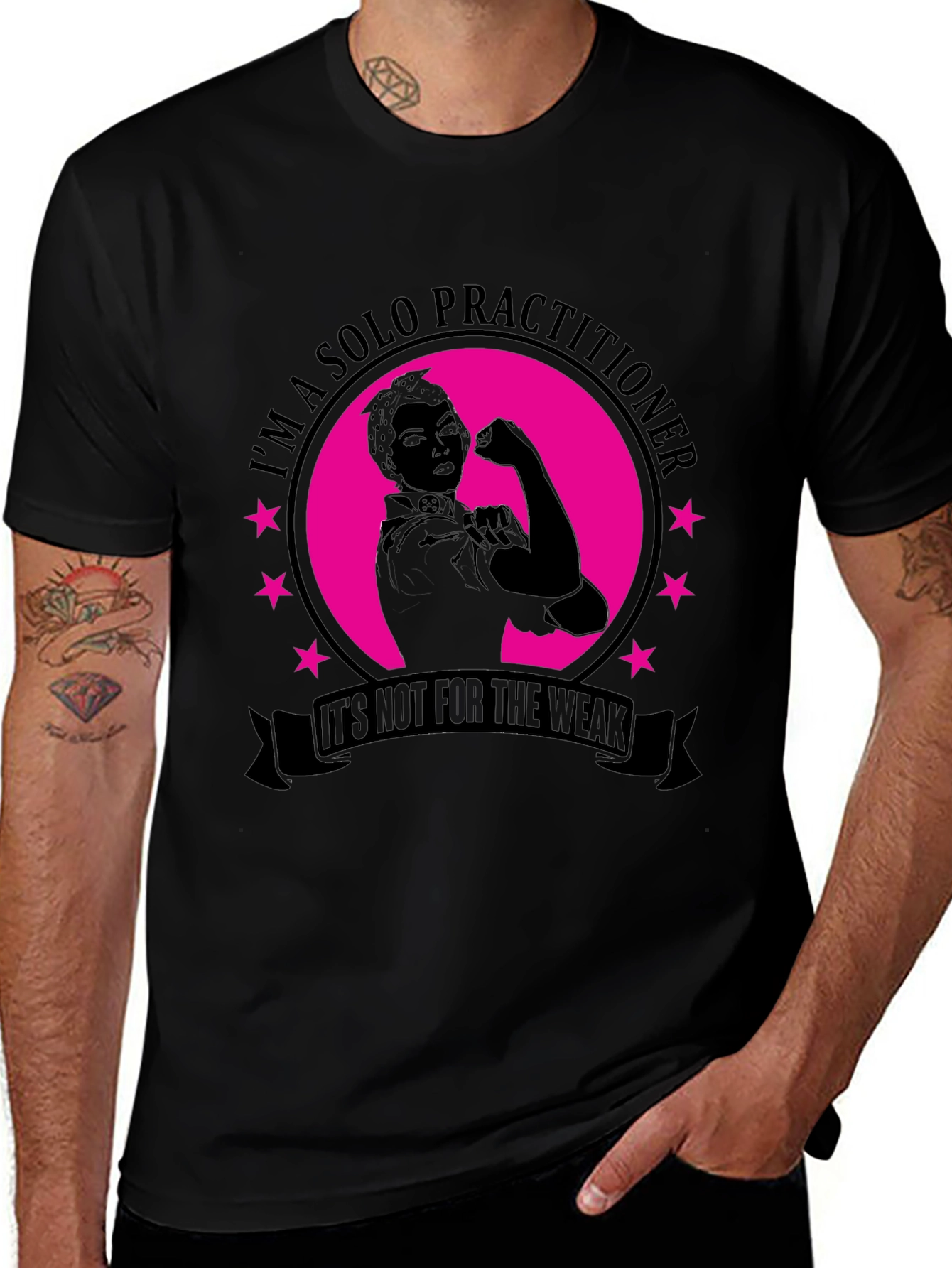 Solo Practitioner Strong Woman Graphic Tee