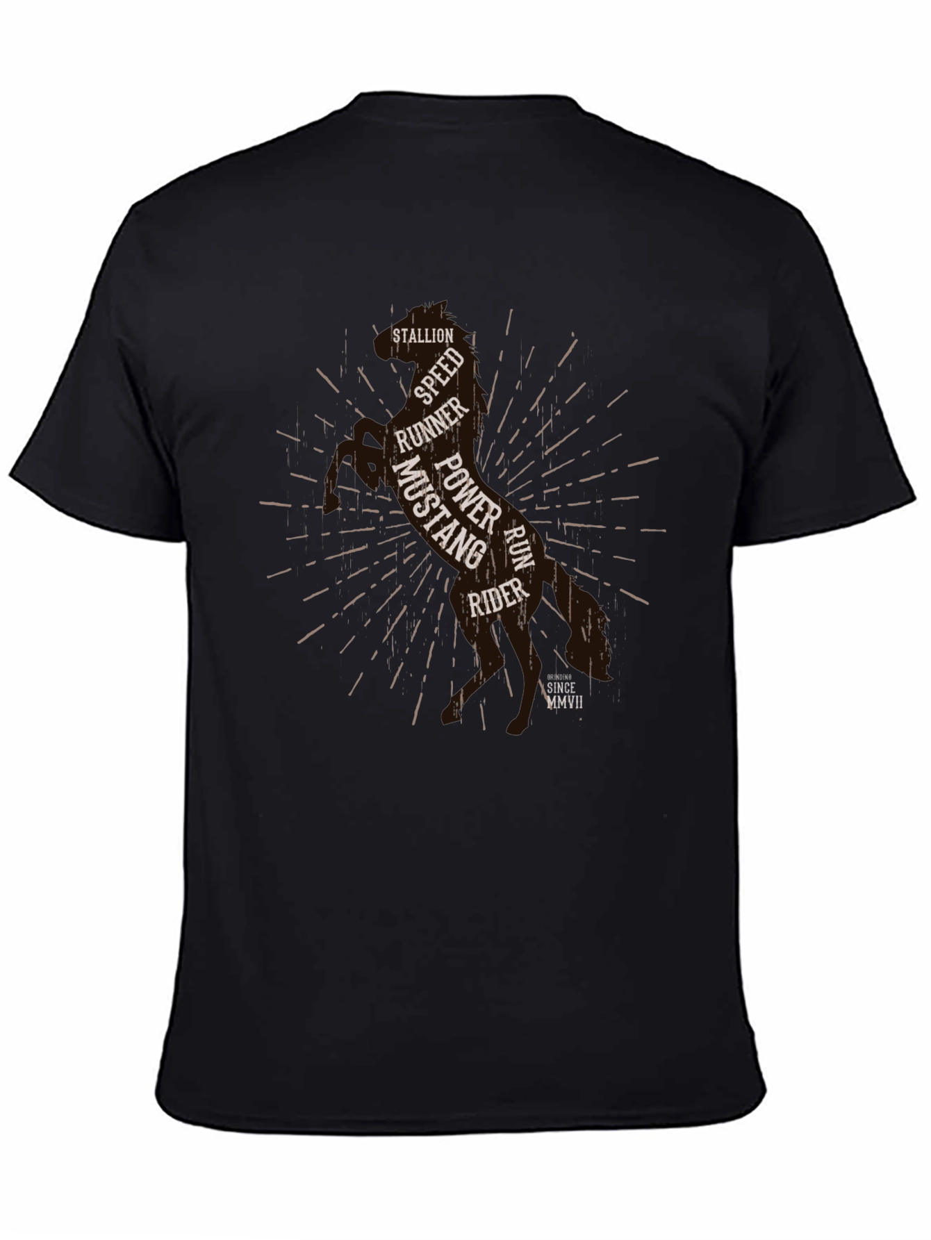 Stallion Graphic Tee - Power Speed & Style