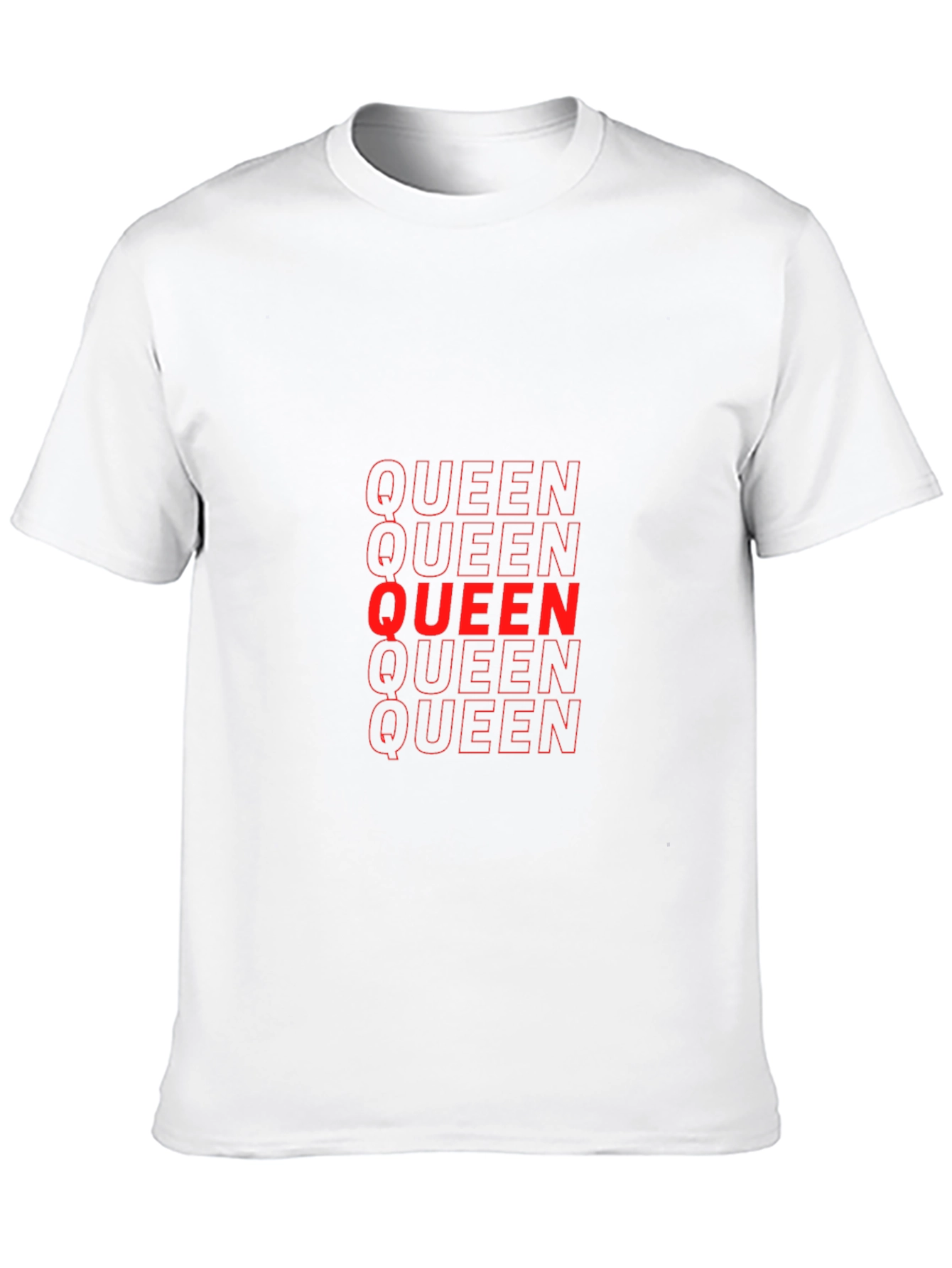 Queen Stacked Graphic T-Shirt - Black