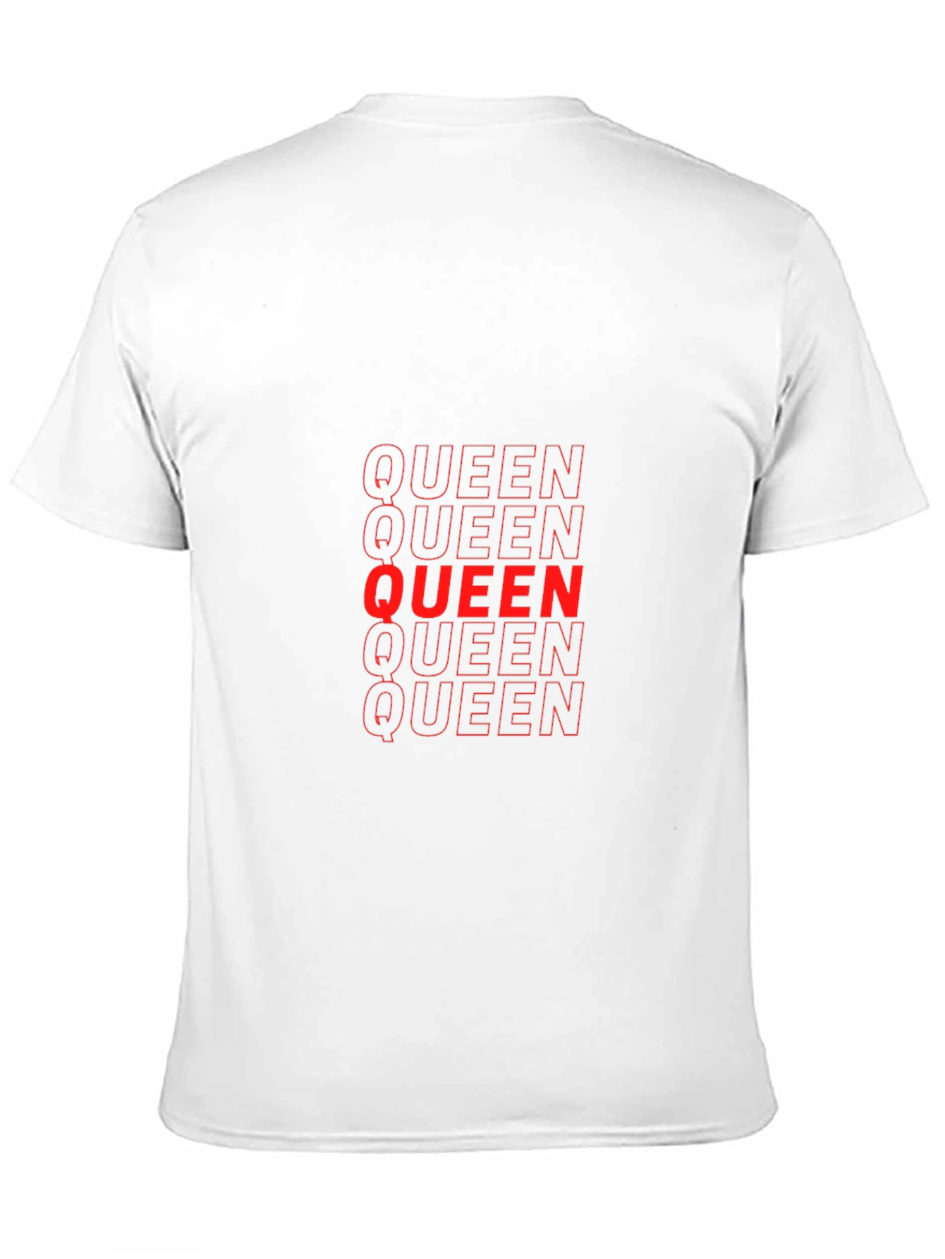 Queen Stacked Graphic T-Shirt - Black