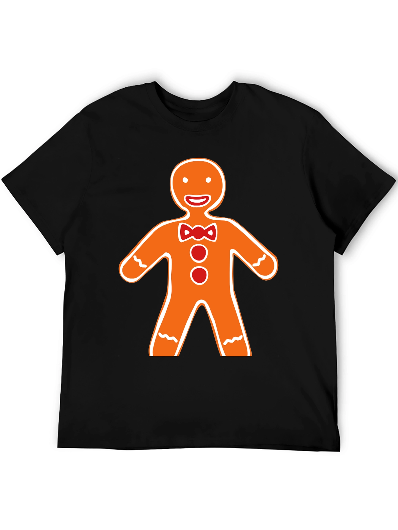 Gingerbread Man Graphic Tee - Holiday Apparel