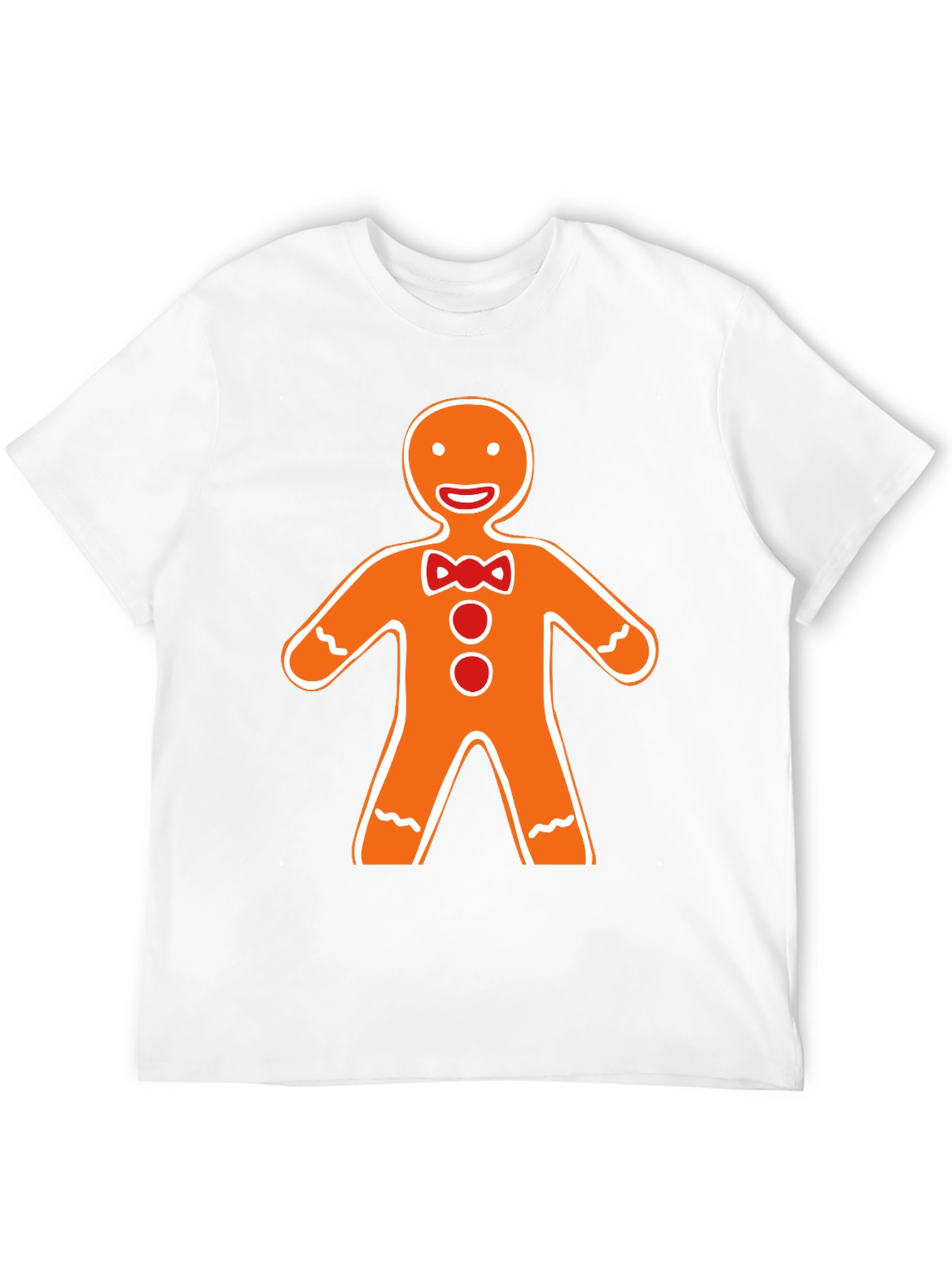 Gingerbread Man Graphic Tee - Holiday Apparel