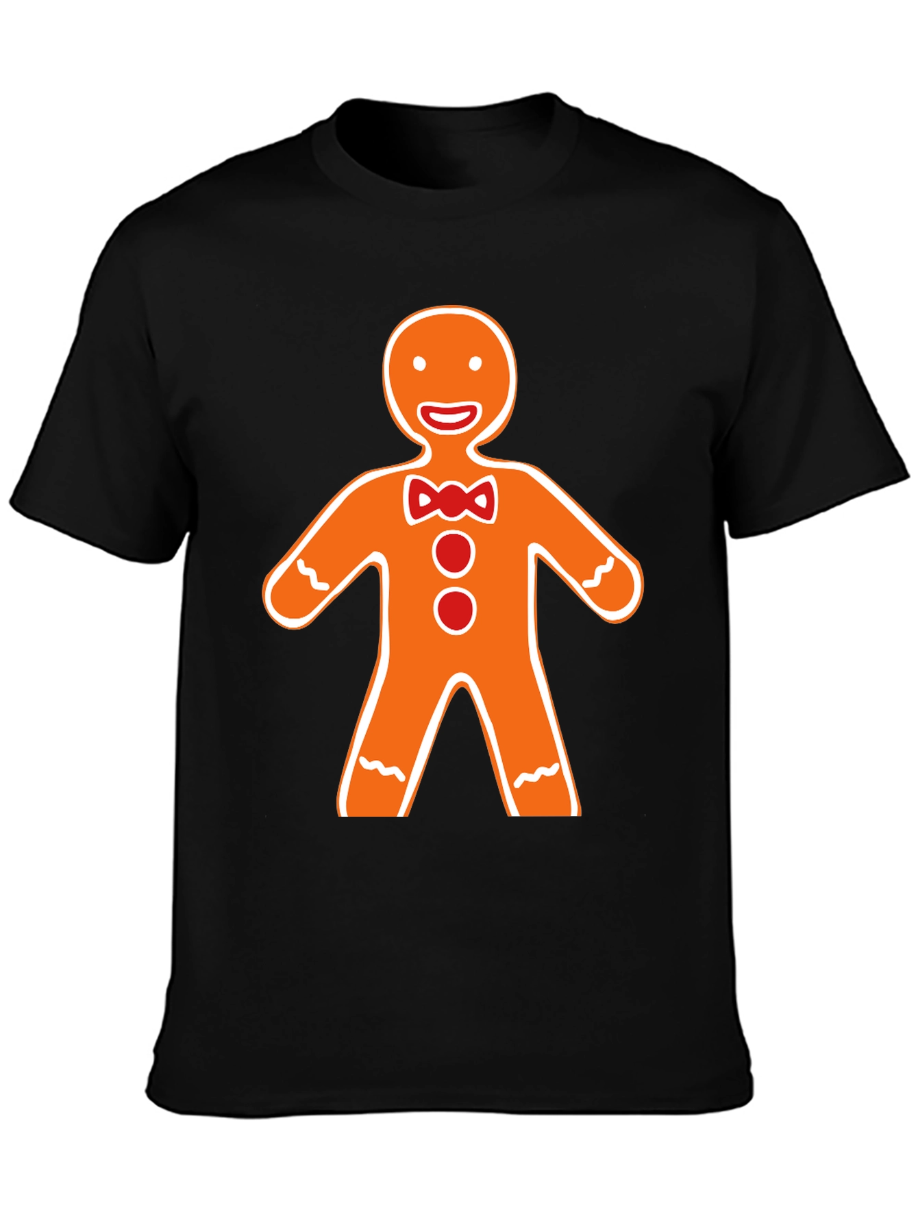 Gingerbread Man Graphic Tee - Holiday Apparel
