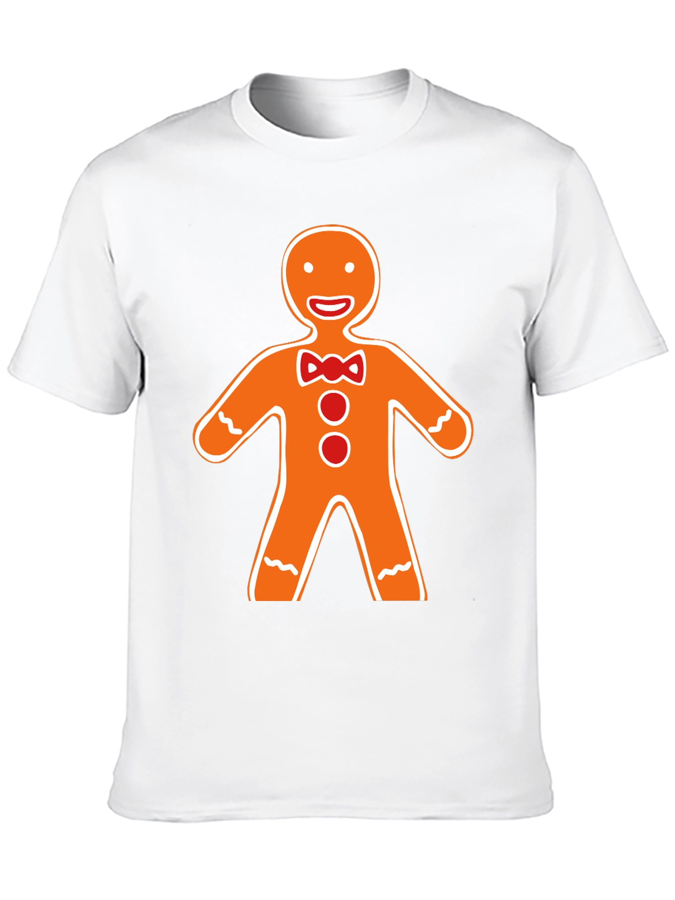 Gingerbread Man Graphic Tee - Holiday Apparel