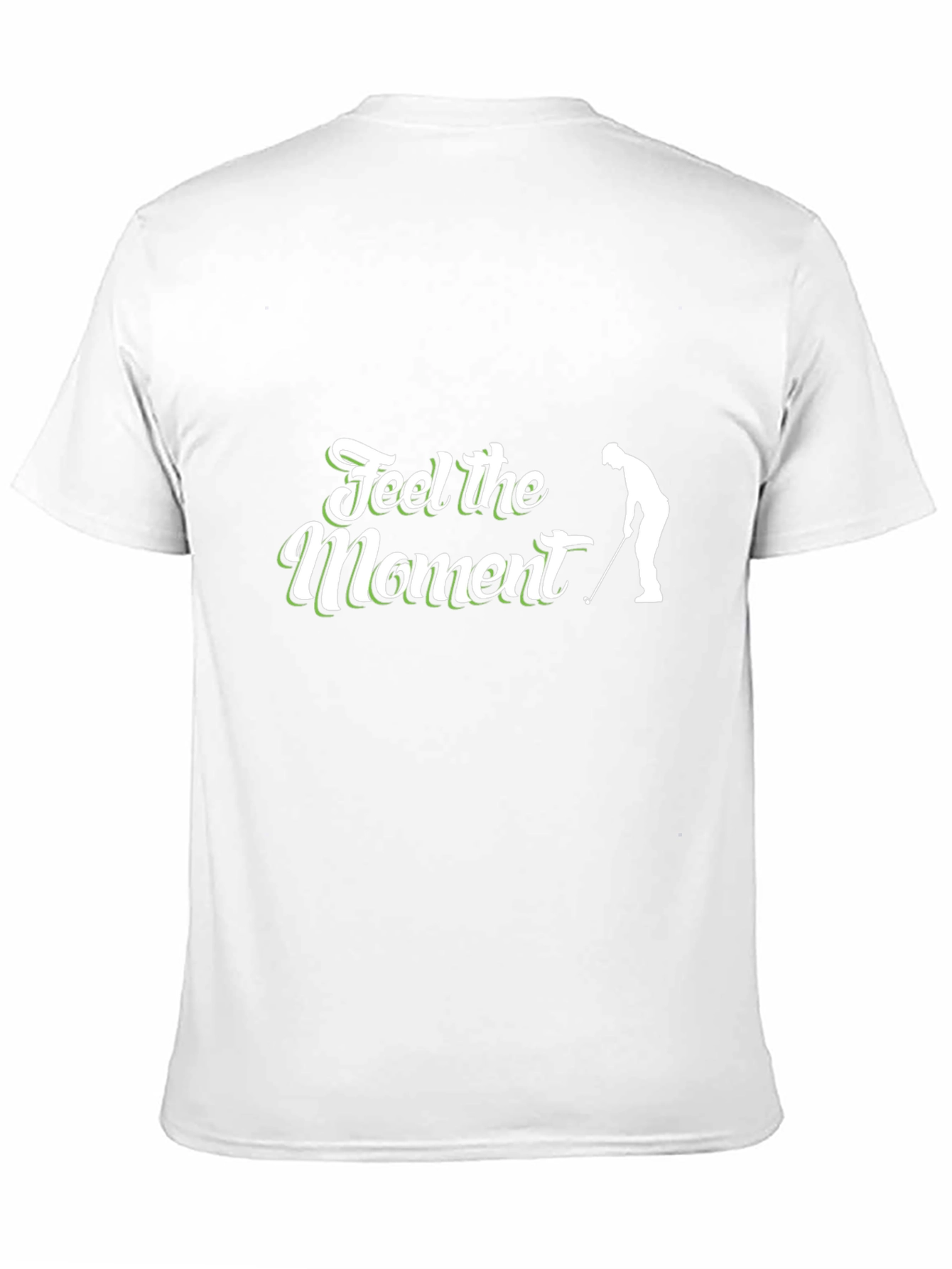 Feel the Moment Golf T-Shirt - Black