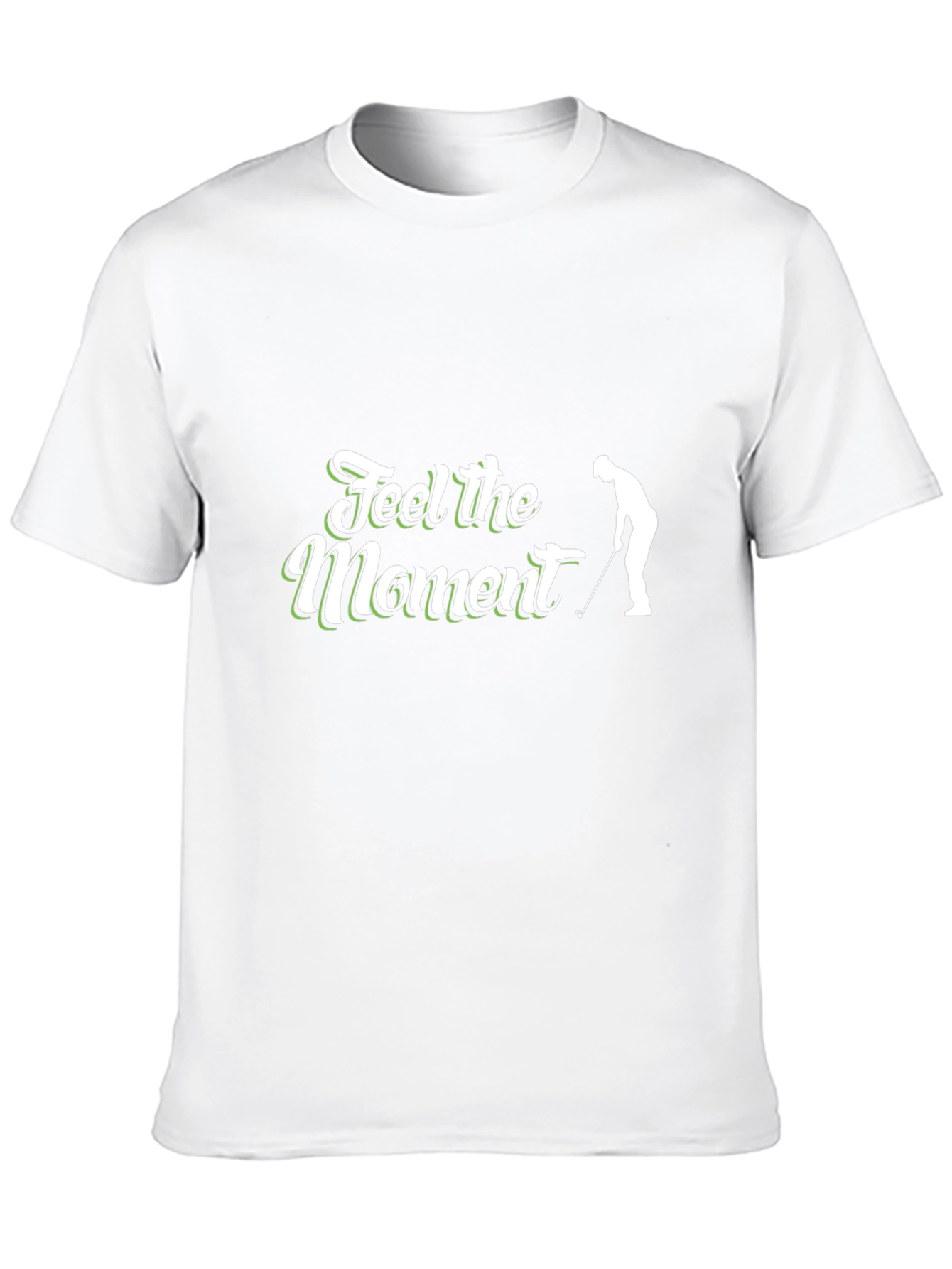 Feel the Moment Golf T-Shirt - Black