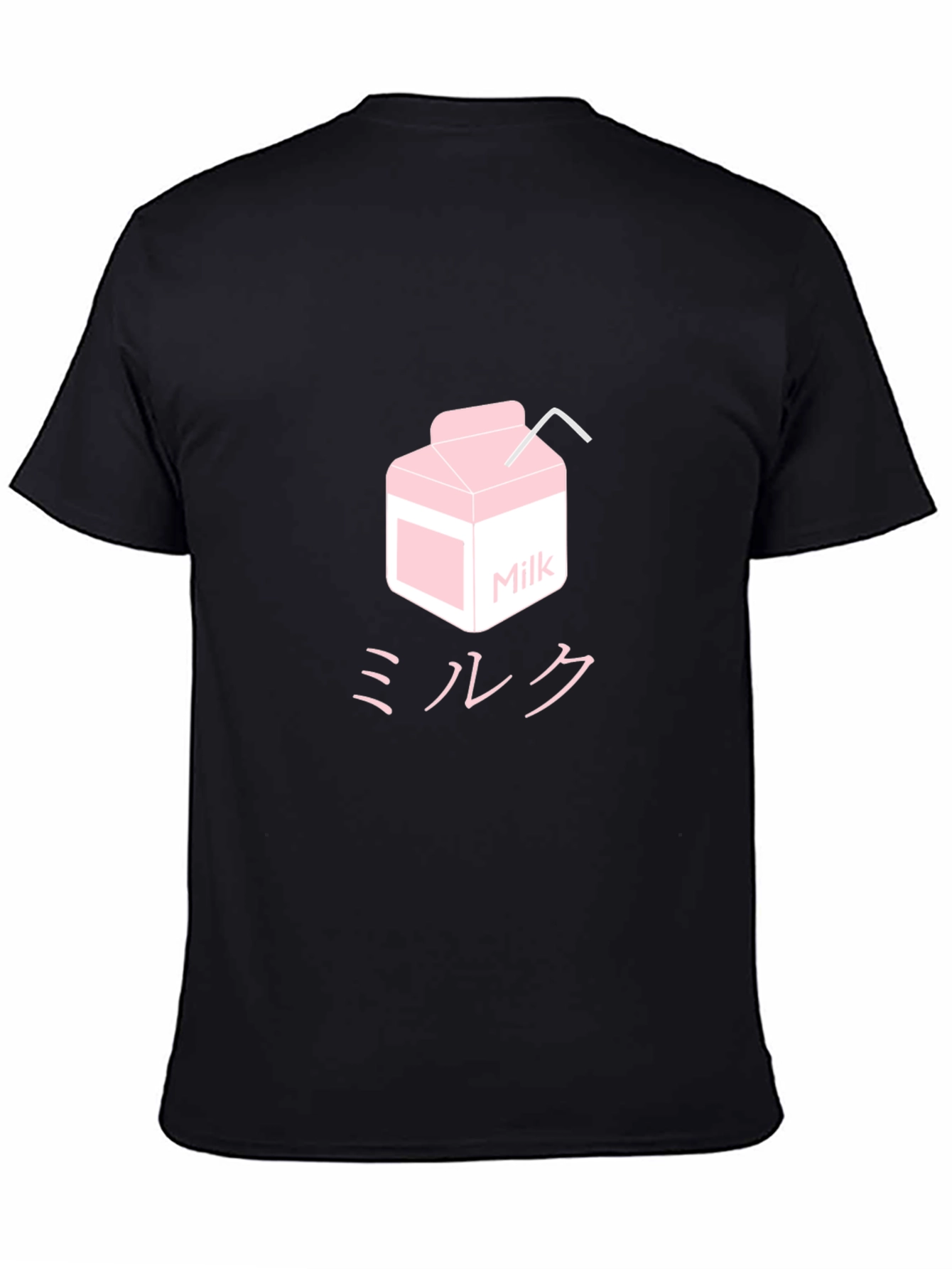 Milk Carton Graphic Tee - Kawaii Anime Style Shirt