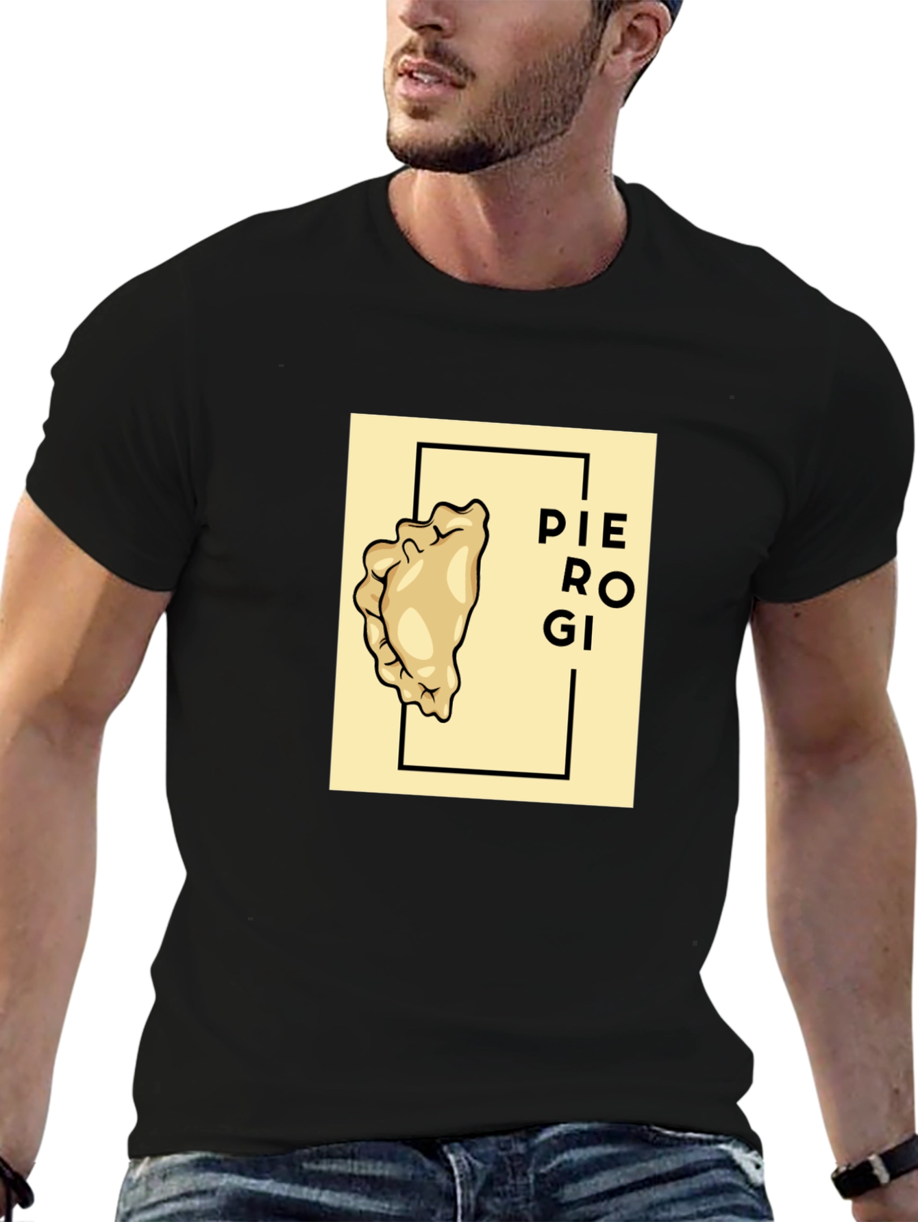 Pierogi Graphic T-Shirt - Unisex Crew Neck