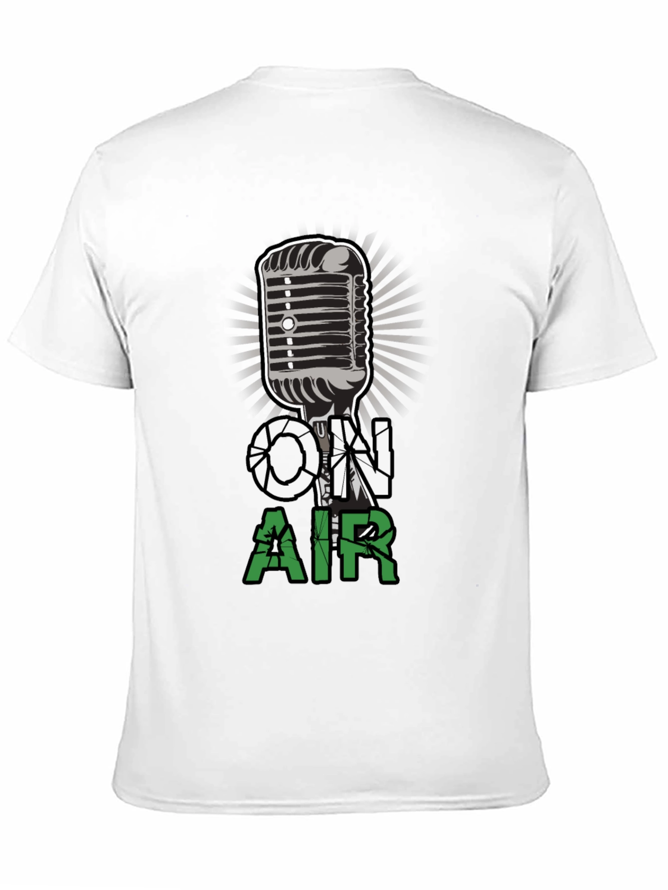 On Air Microphone Graphic T-Shirt