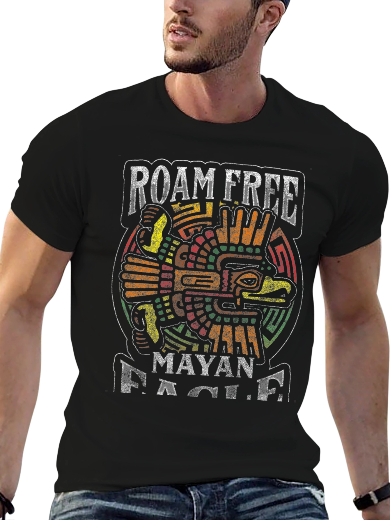 Roam Free Mayan Aztec T-Shirt