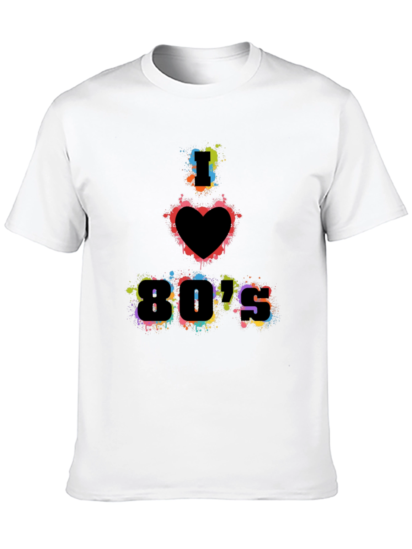 I Love the 80s Black T-Shirt