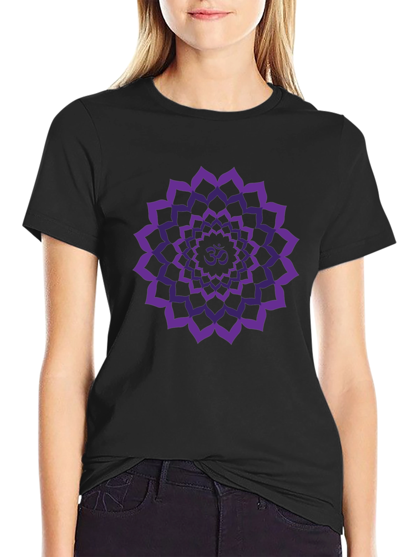 Crown Chakra T-Shirt - Spiritual Symbol Design