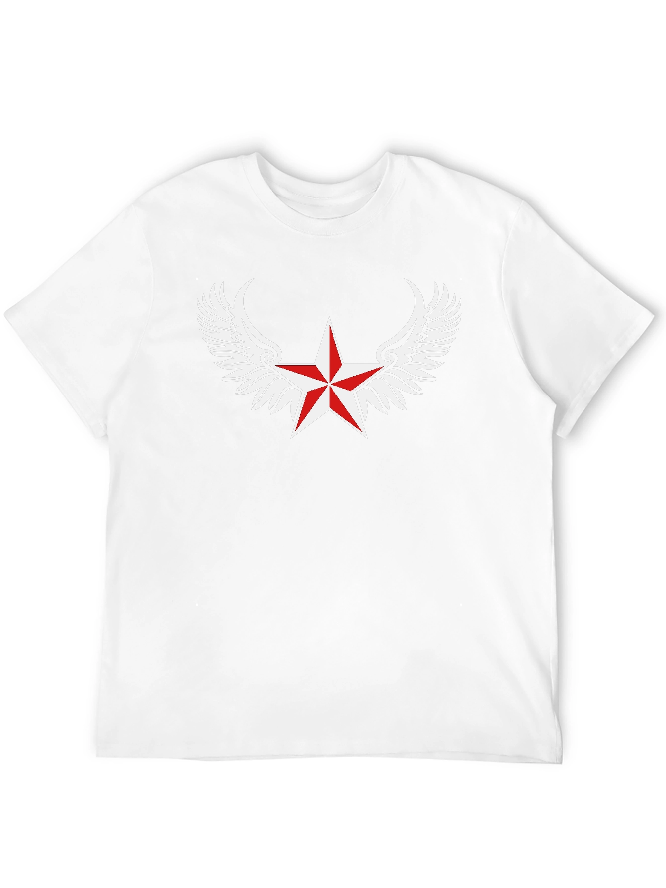 Winged Star Graphic Tee - Classic Black T-Shirt
