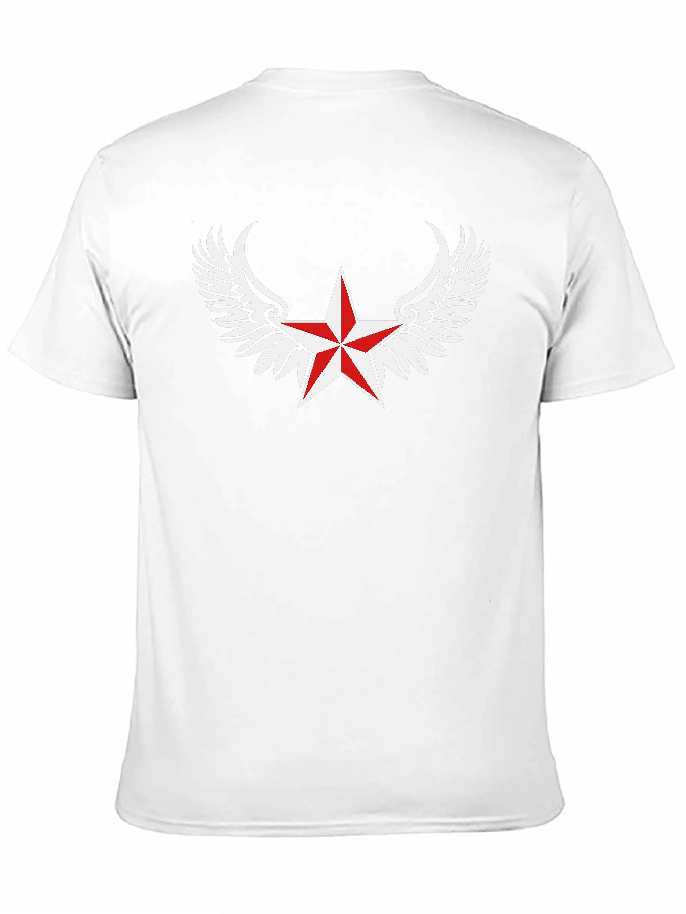 Winged Star Graphic Tee - Classic Black T-Shirt