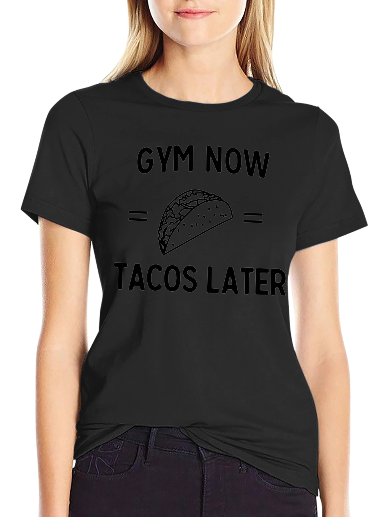 Gym Now Tacos Later Graphic Tee