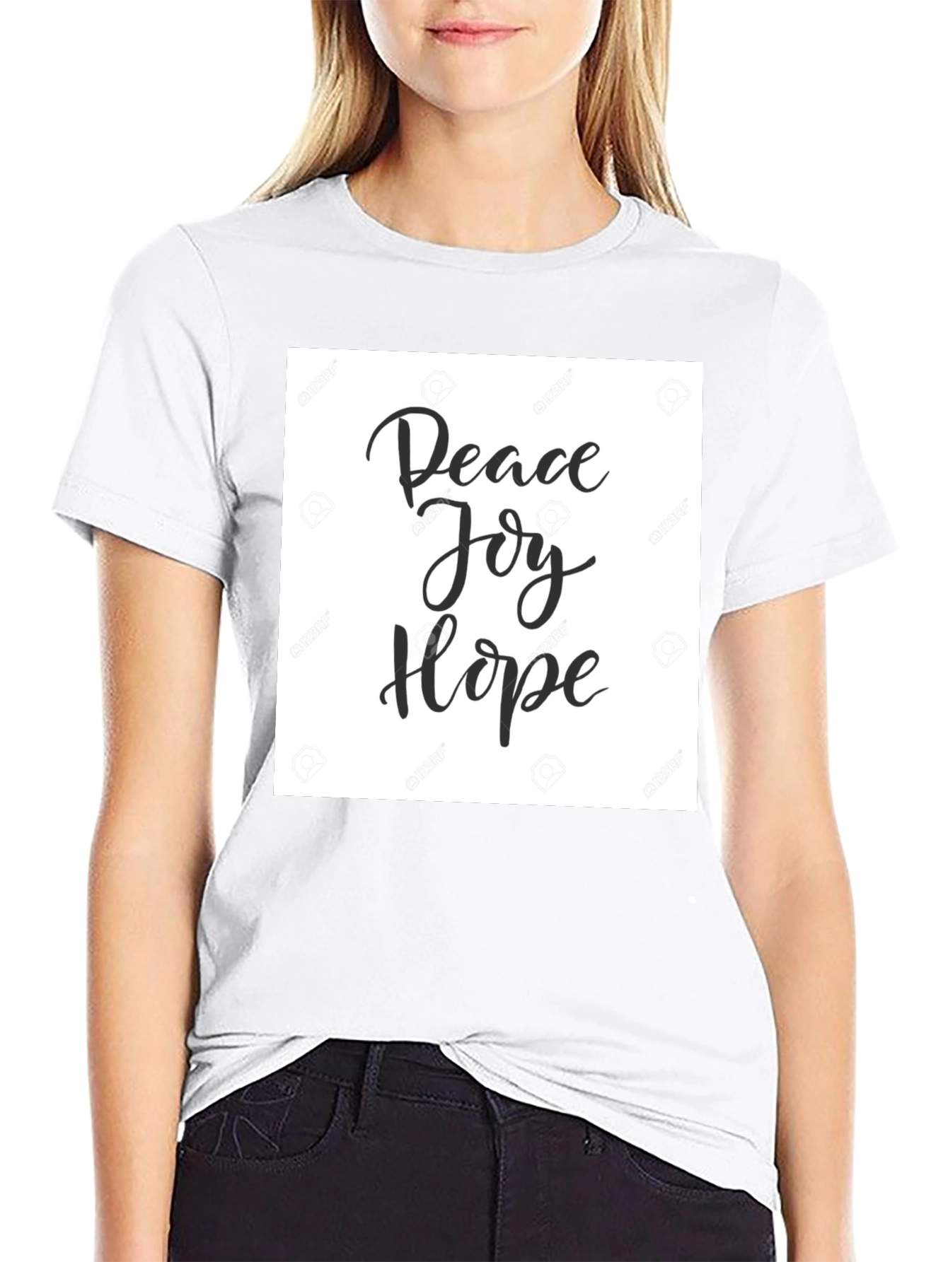 Peace Joy Hope T-Shirt - Classic Fit