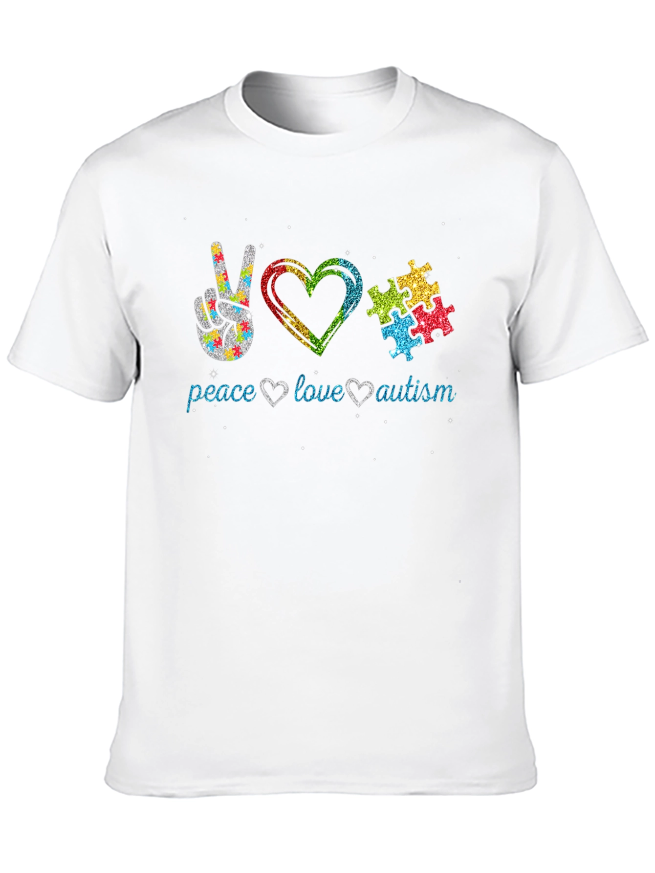 Peace Love Autism T-Shirt