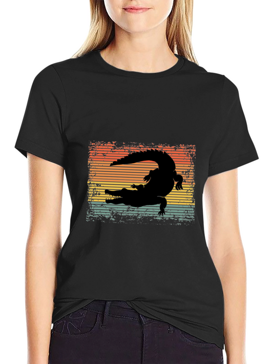 Vintage Alligator T-Shirt - Retro Crocodile Graphic Tee