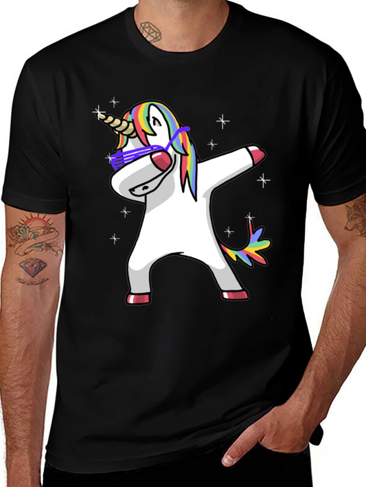 Dabbing Unicorn Graphic Tee - Cool & Fun!