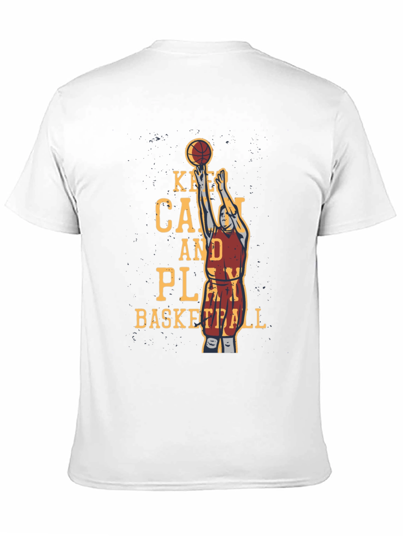 Basketball Graphic T-Shirt - Keep Calm and Play