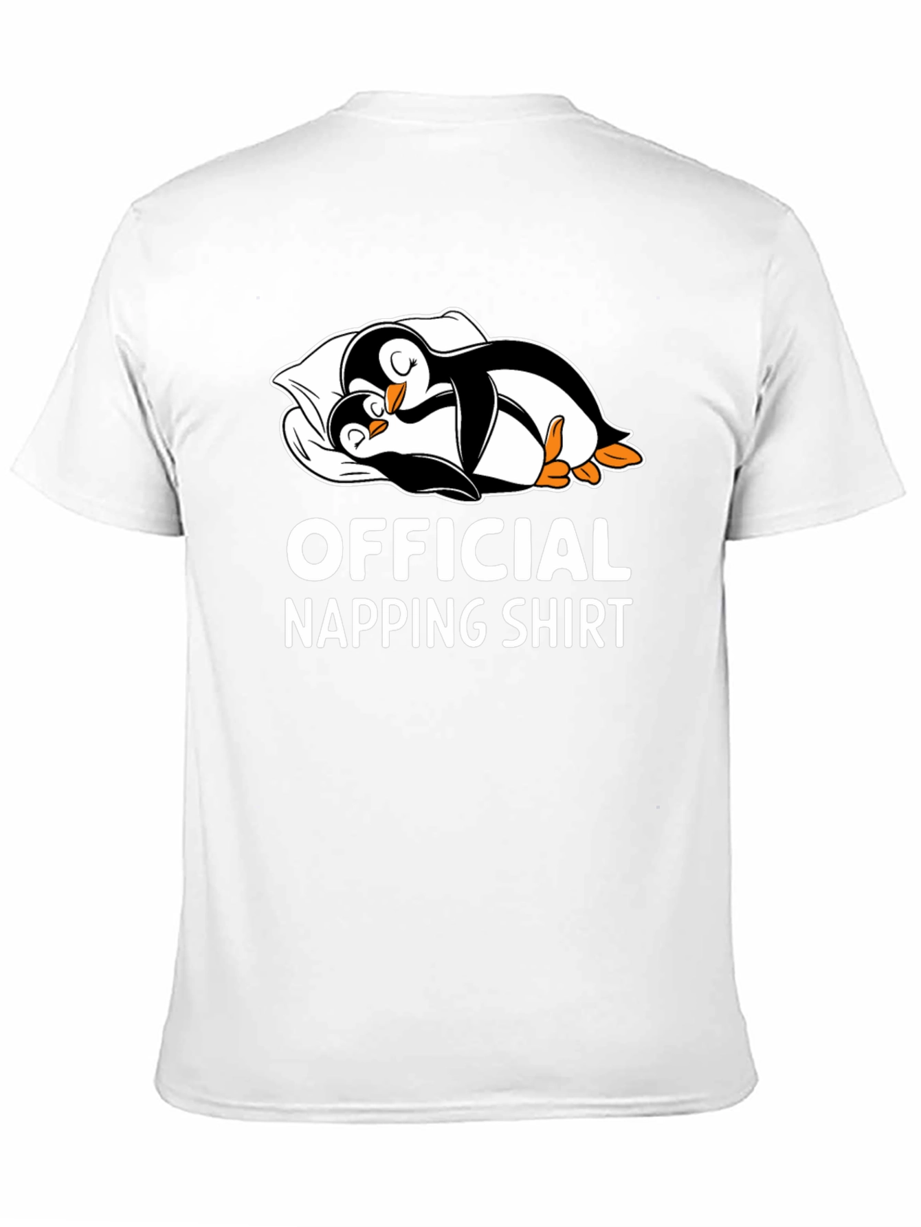 Official Napping Shirt: Cute Penguin Sleep Tee