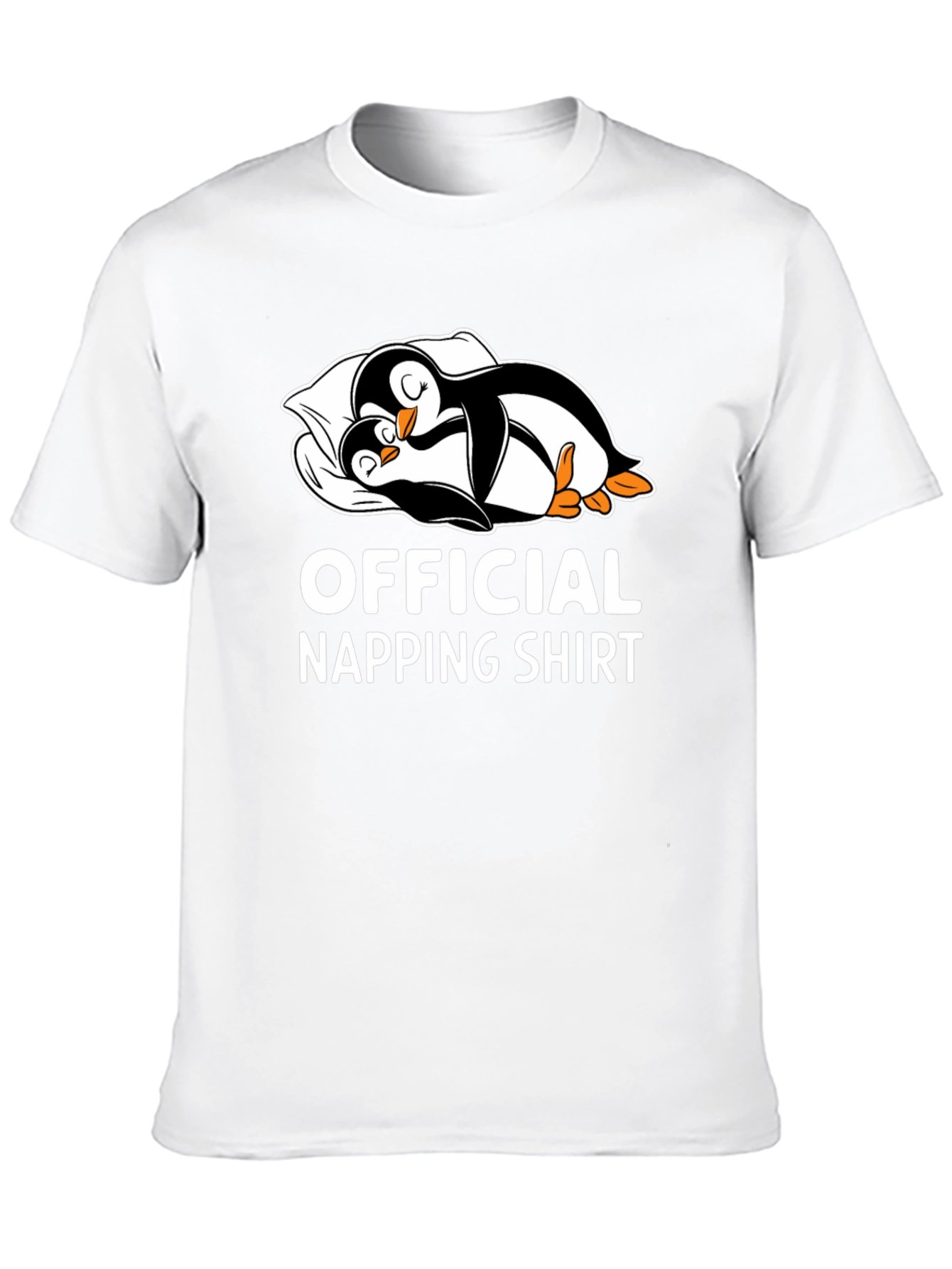 Official Napping Shirt: Cute Penguin Sleep Tee