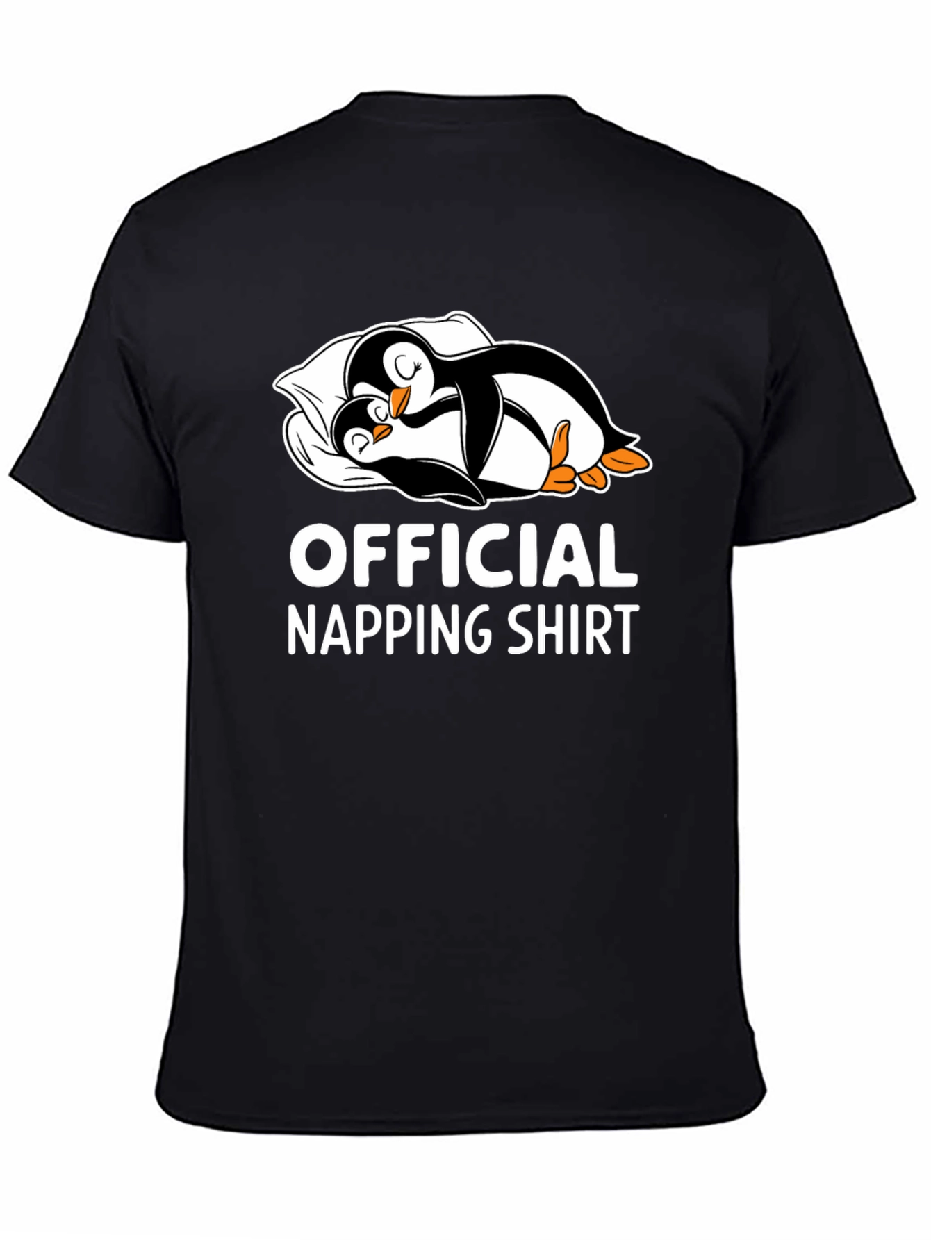 Official Napping Shirt: Cute Penguin Sleep Tee
