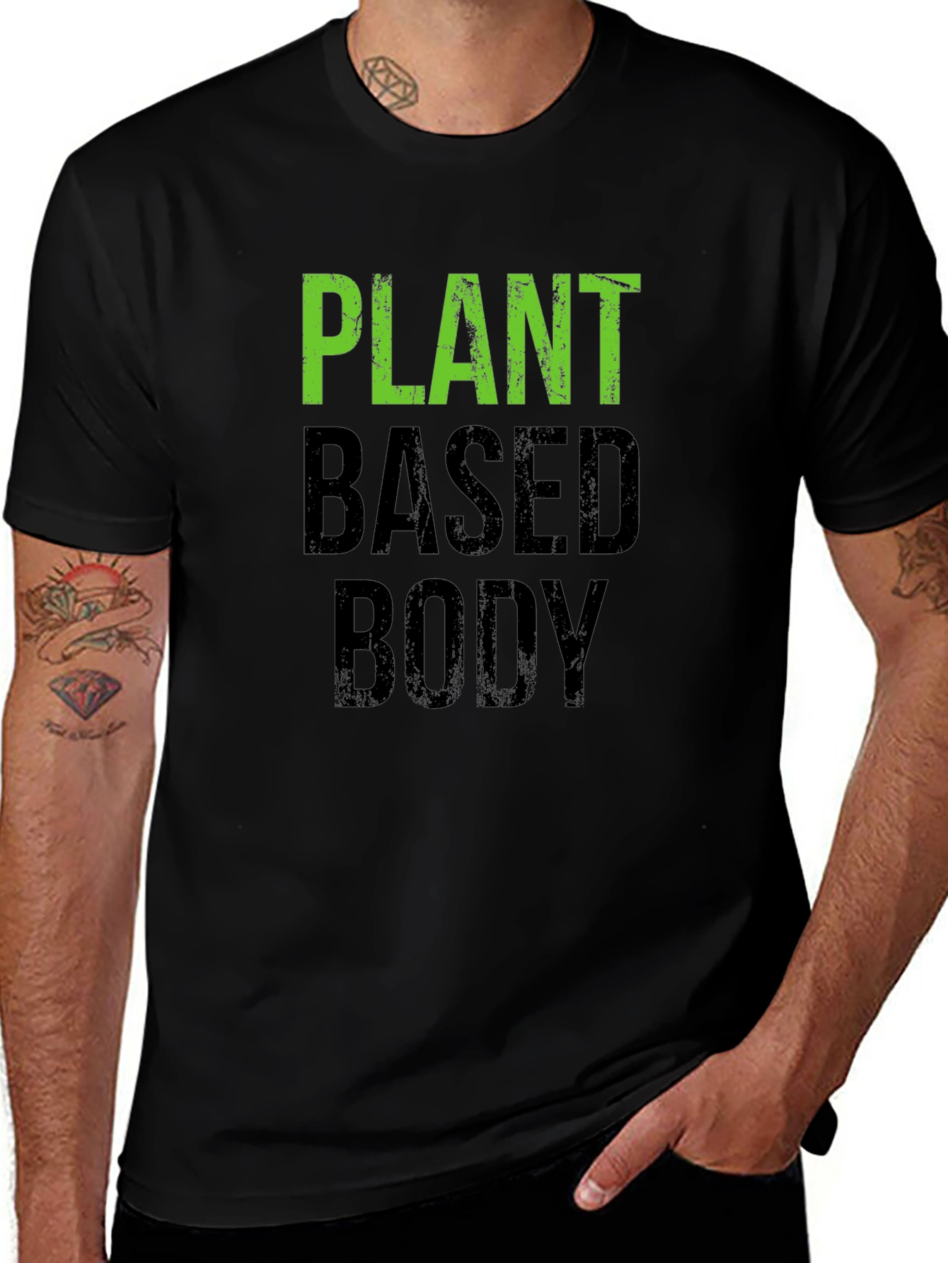Plant Based Body T-Shirt - Vegan Fitness Apparel