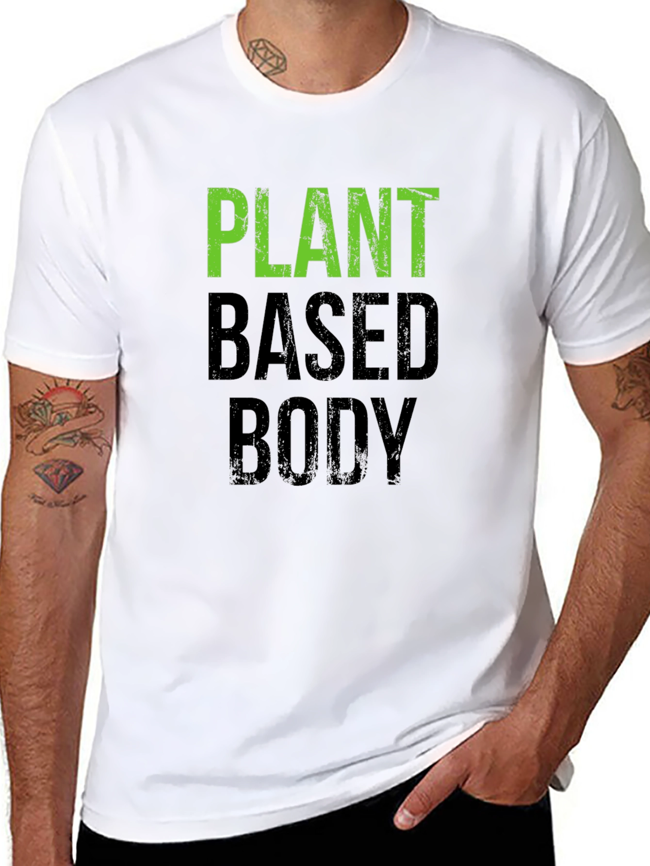 Plant Based Body T-Shirt - Vegan Fitness Apparel