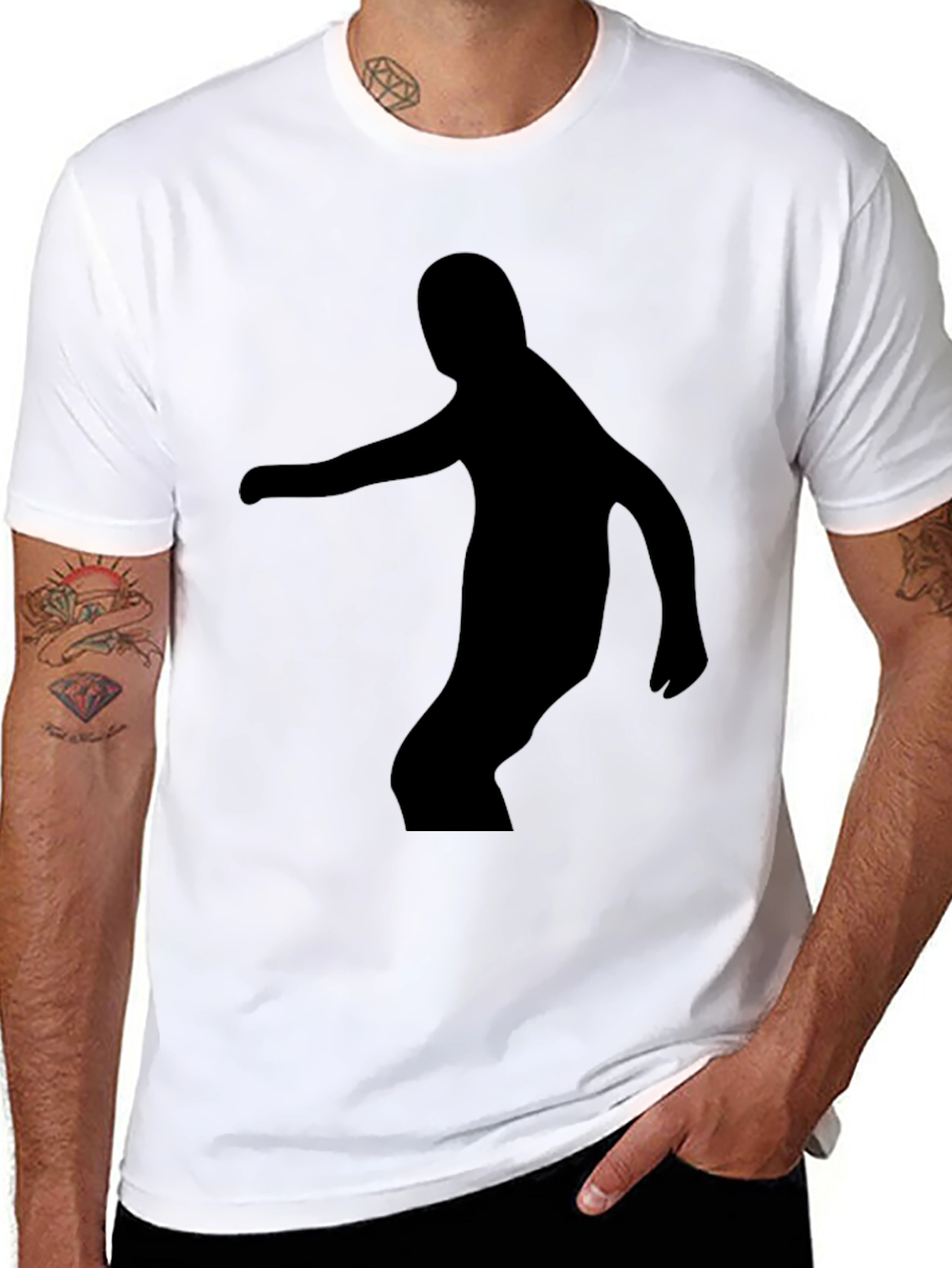 Silhouette Graphic Tee - Black T-Shirt