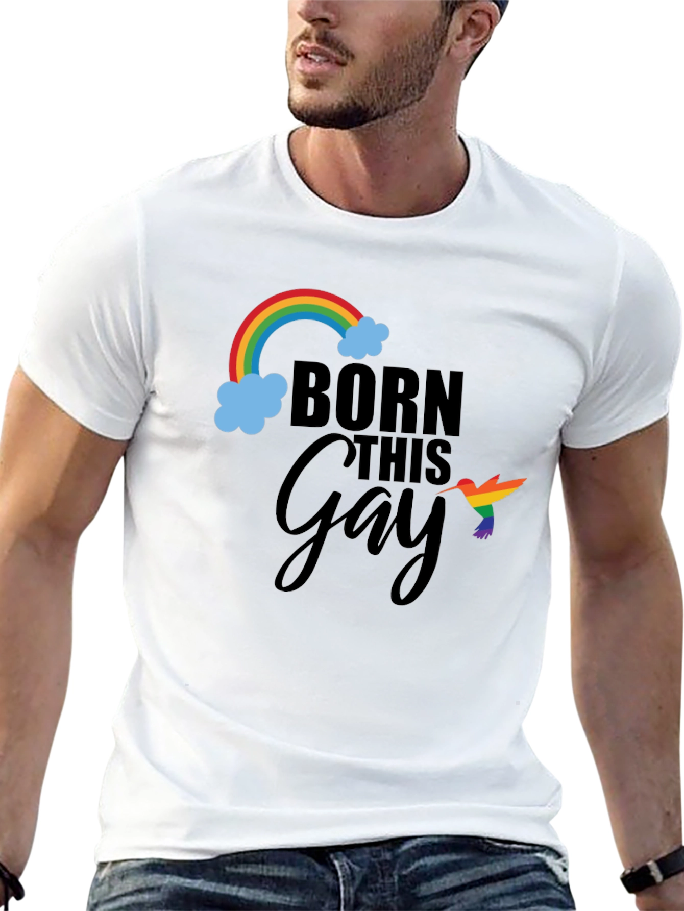 Born This Gay Rainbow Pride T-Shirt