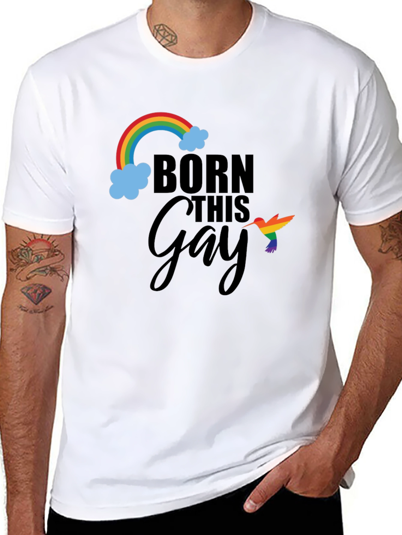 Born This Gay Rainbow Pride T-Shirt