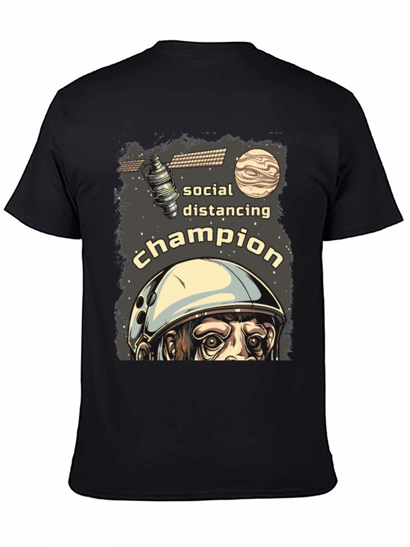 Social Distancing Champion Graphic T-Shirt