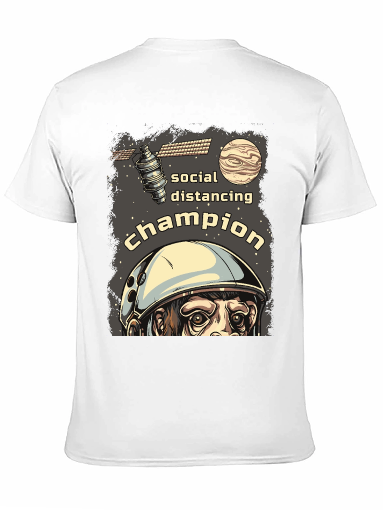 Social Distancing Champion Graphic T-Shirt