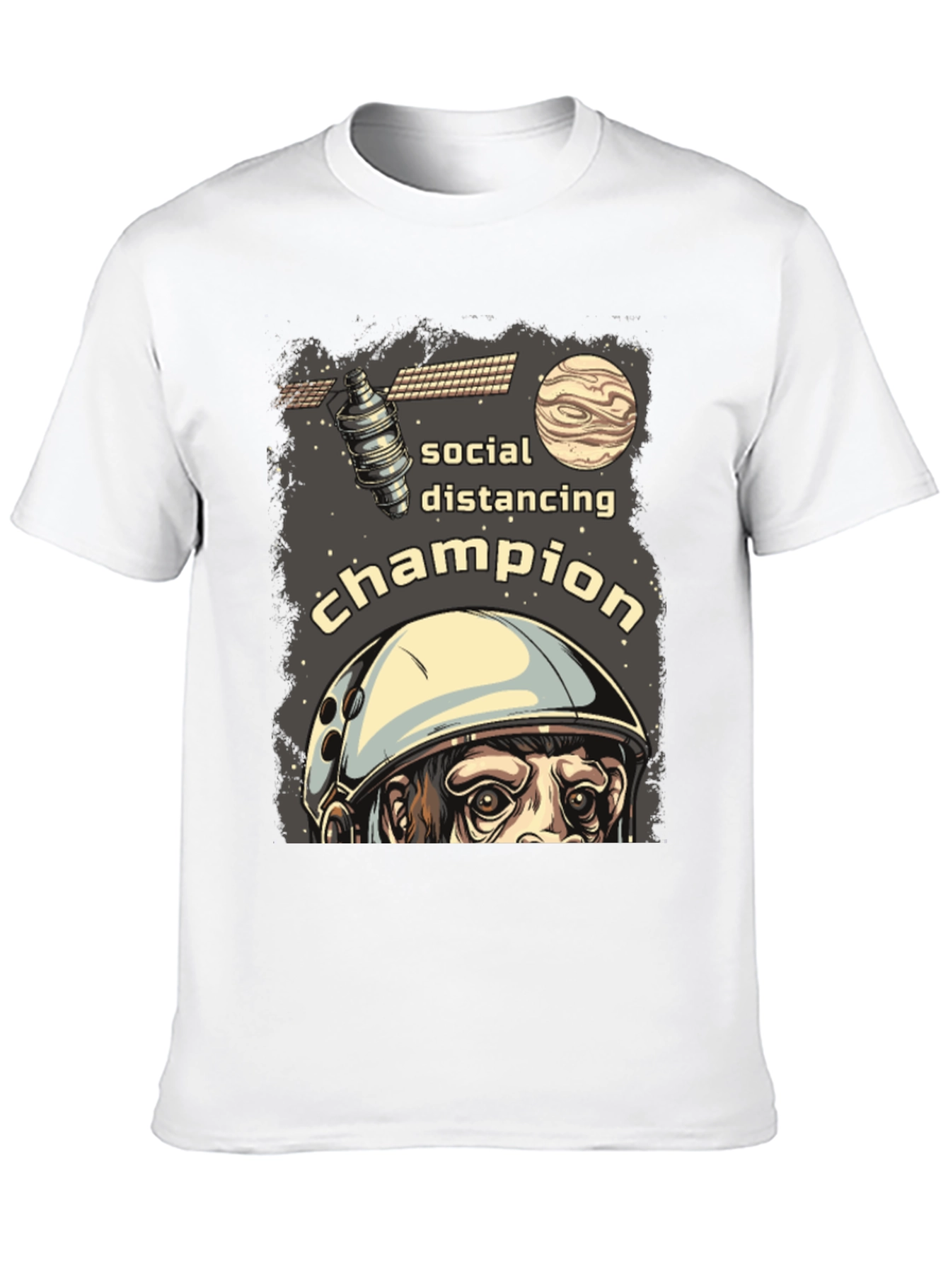 Social Distancing Champion Graphic T-Shirt