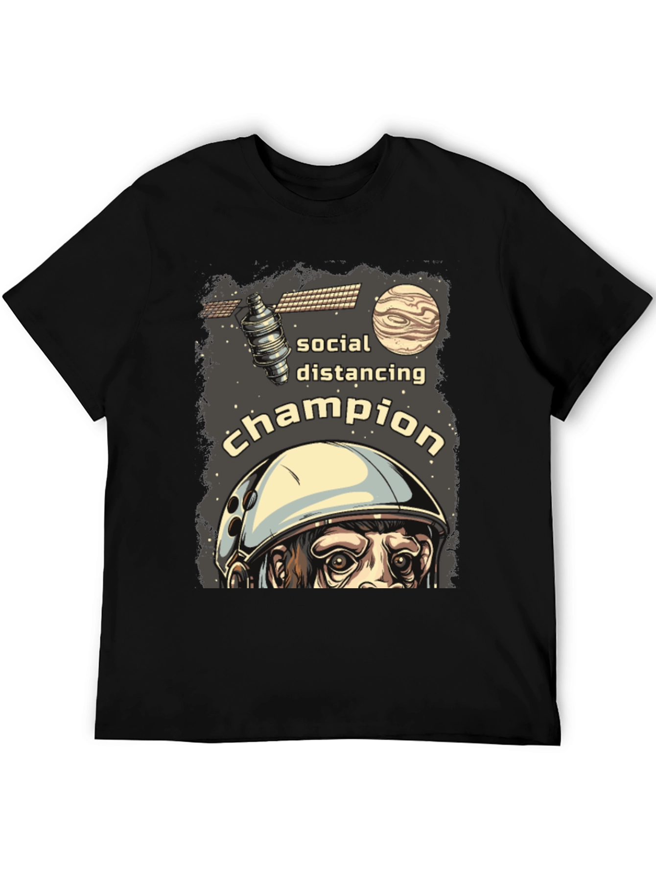 Social Distancing Champion Graphic T-Shirt