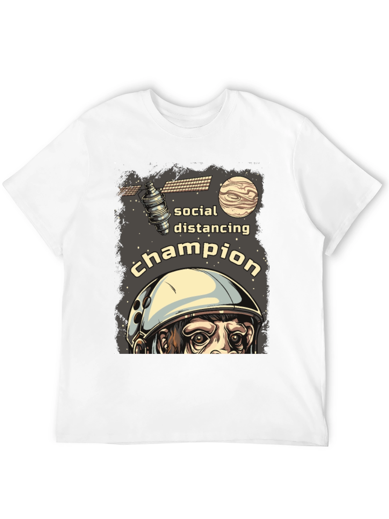 Social Distancing Champion Graphic T-Shirt