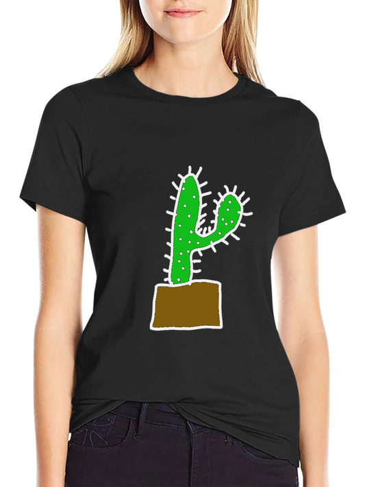 Cactus Potted Plant Graphic Tee