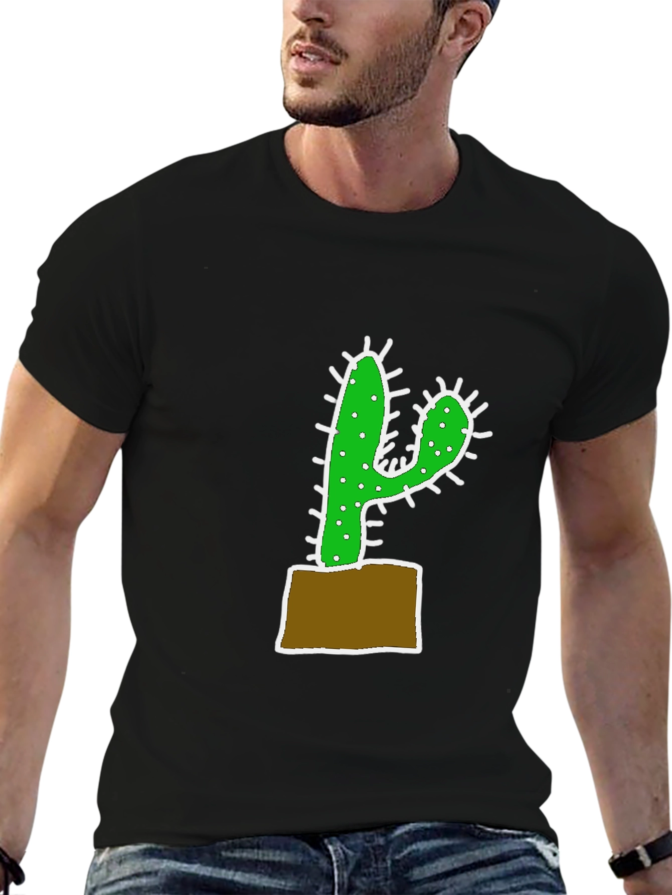 Cactus Potted Plant Graphic Tee