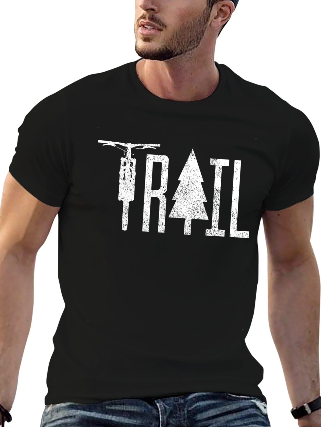 Mountain Bike Trail Graphic T-Shirt