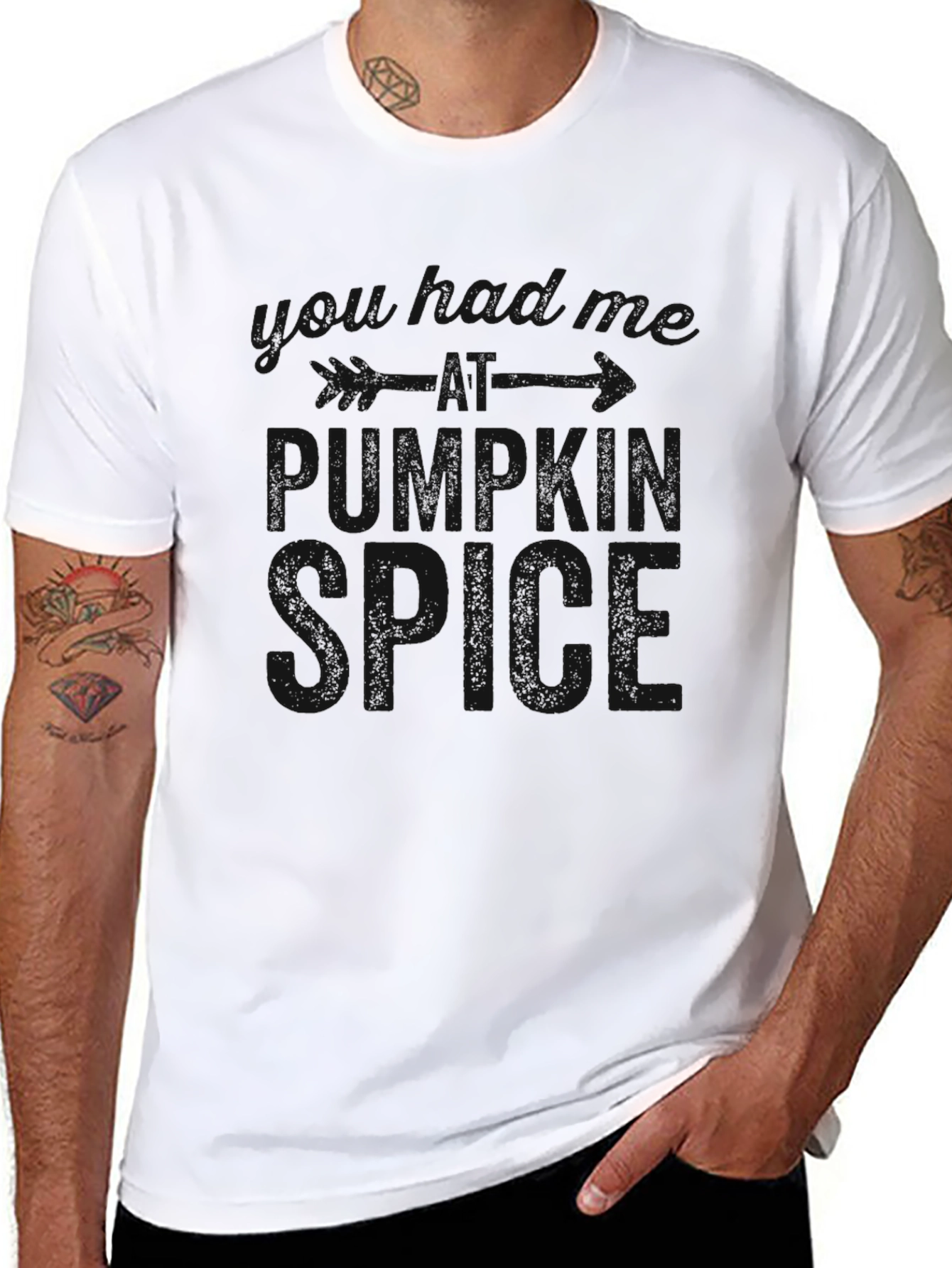 Pumpkin Spice Black T-Shirt