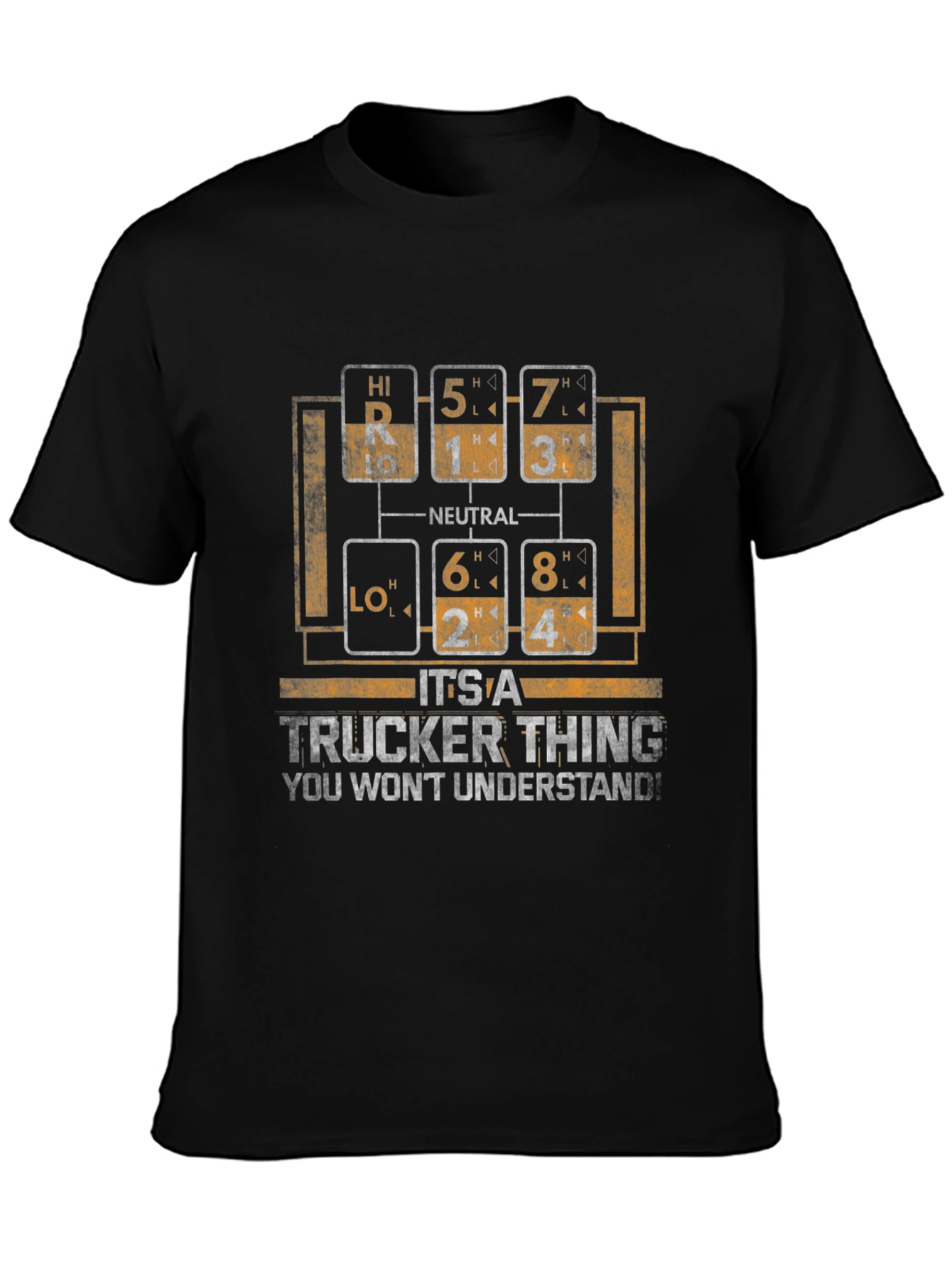 Trucker Thing T-Shirt - Gear Shift Design