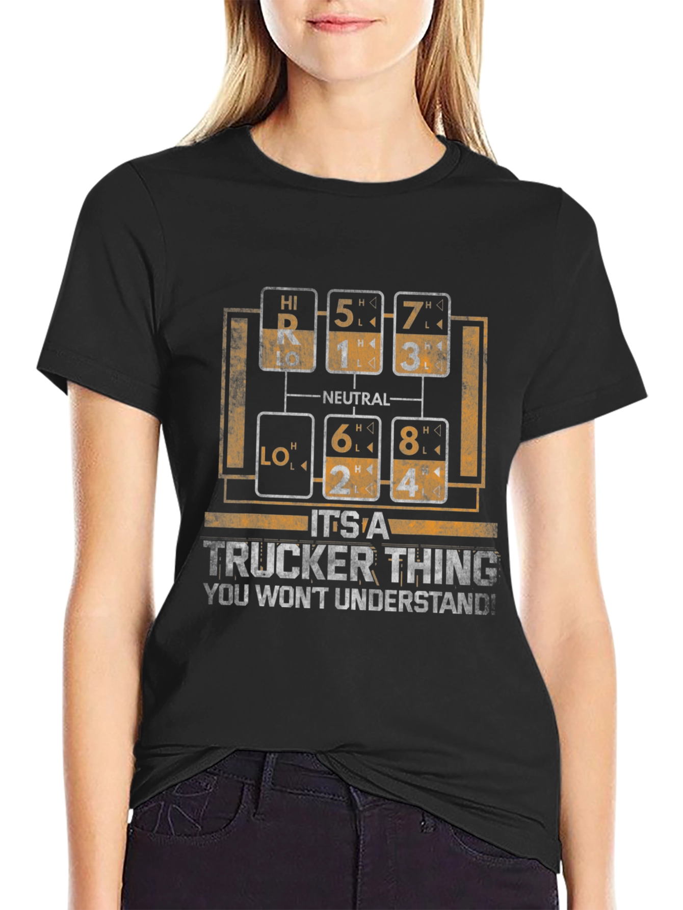 Trucker Thing T-Shirt - Gear Shift Design